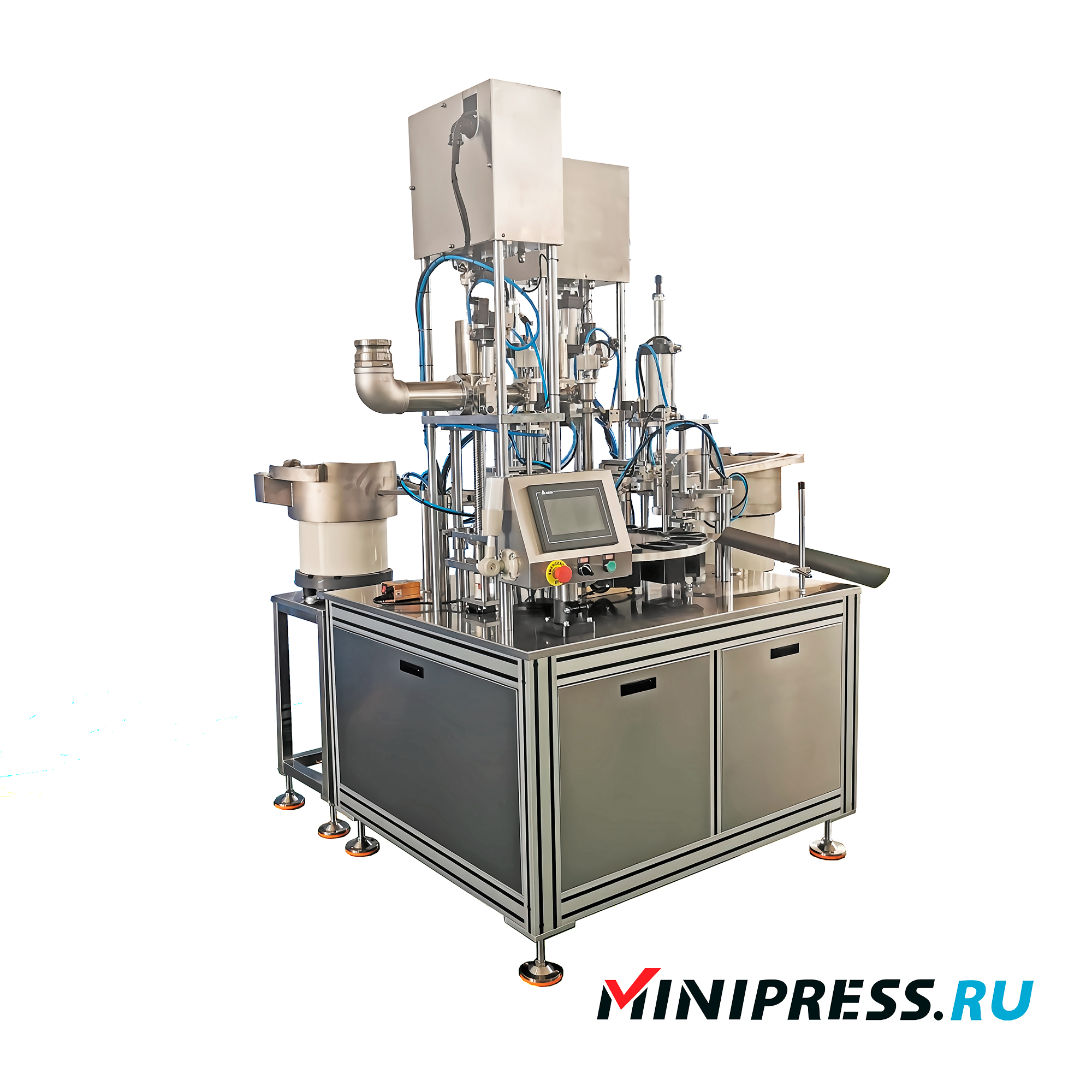 Ligne de remplissage semi-automatique pour colle bi-composant en tubes plastiques MN-02