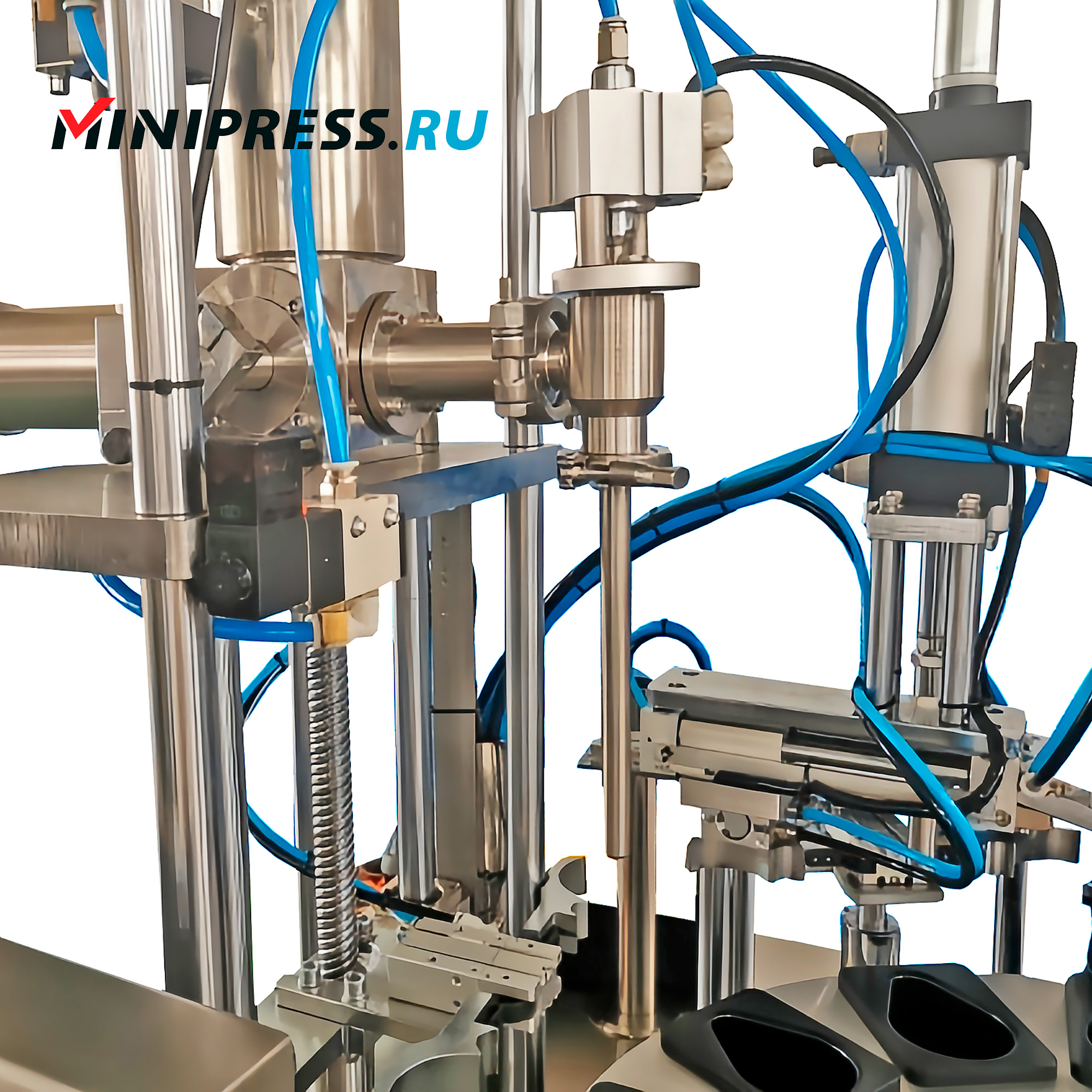 Ligne de remplissage semi-automatique pour colle bi-composant en tubes plastiques MN-02