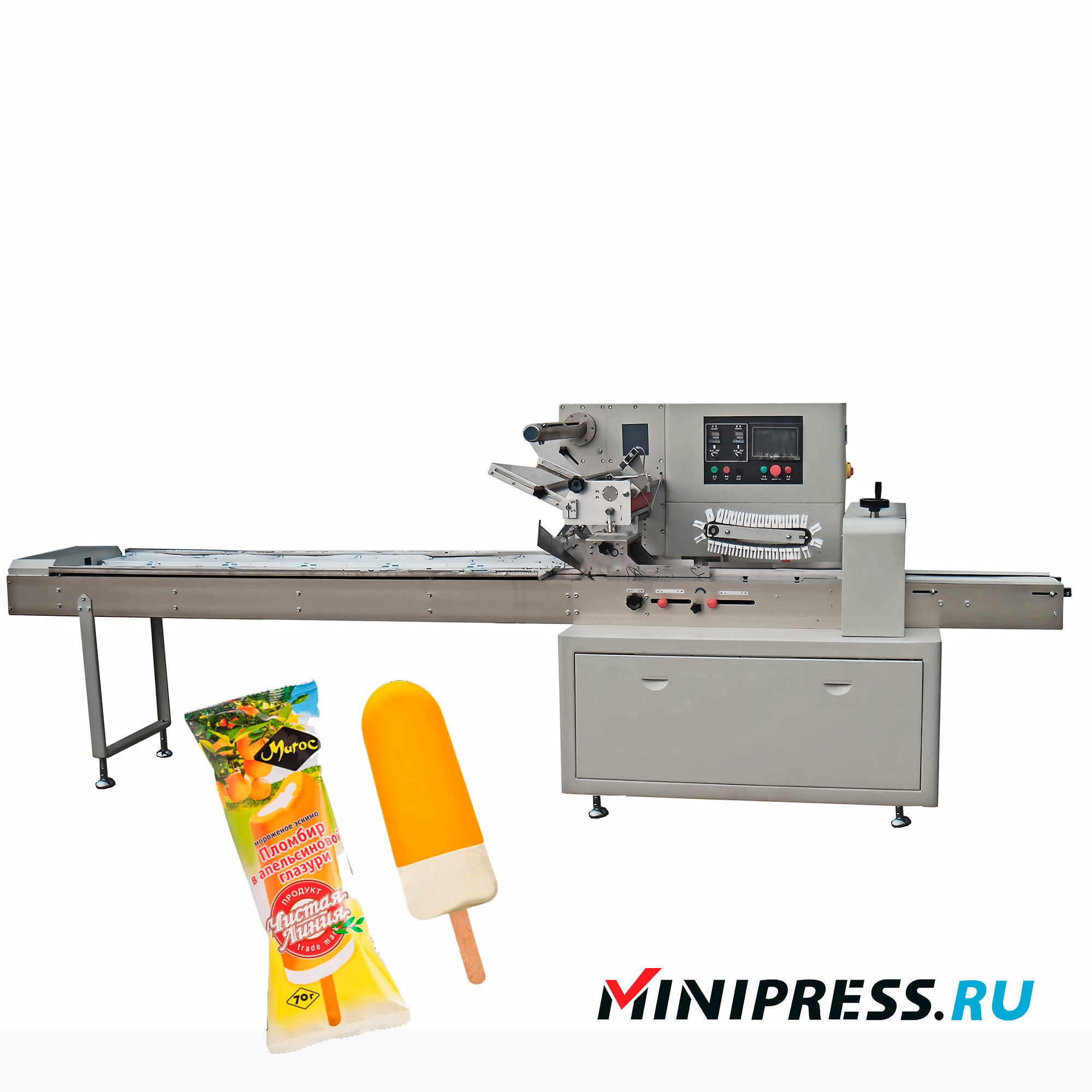 Machine flowpack pour crème glacée PU-350