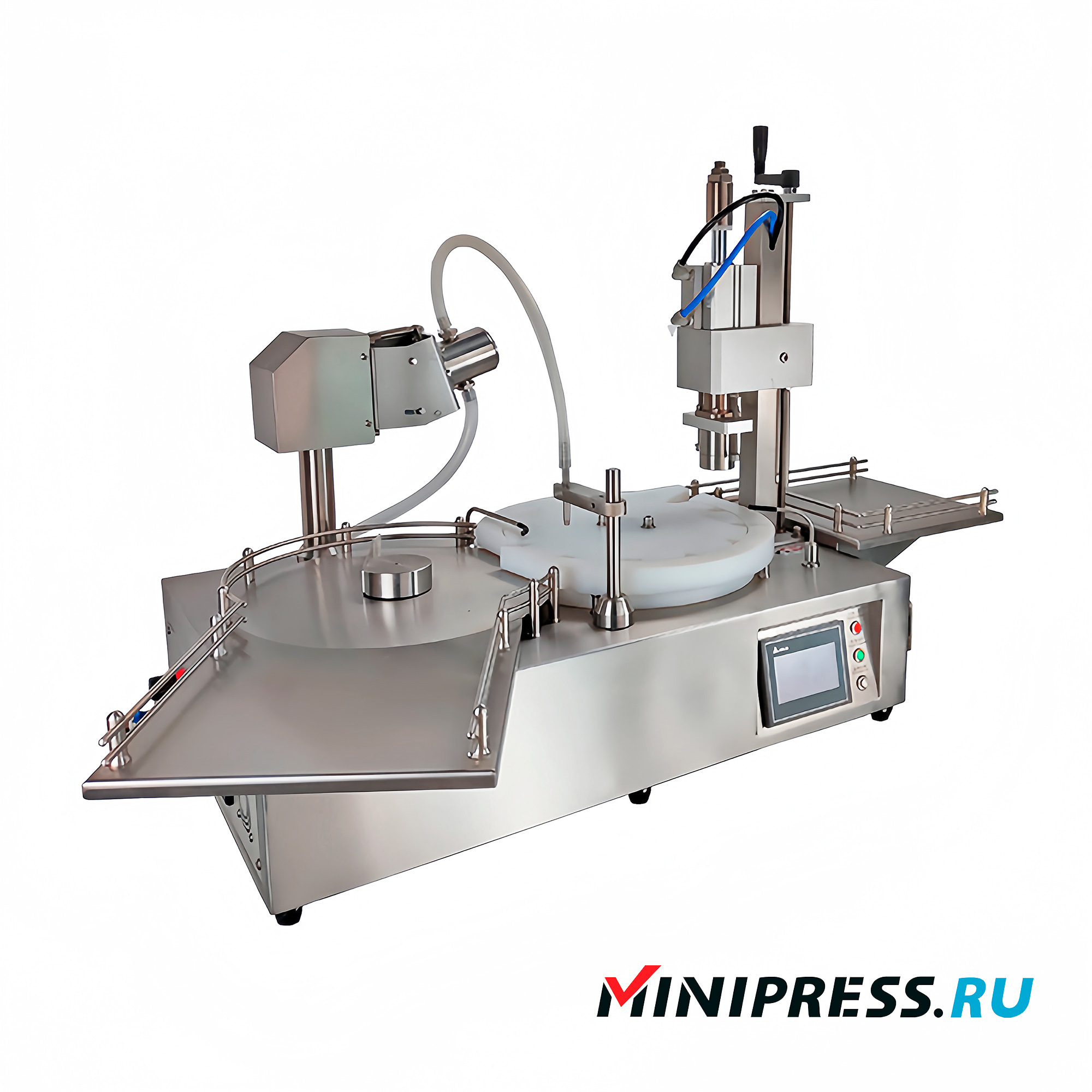 Machine de remplissage et de bouchage semi-automatique de flacons de pénicilline de table GX-30