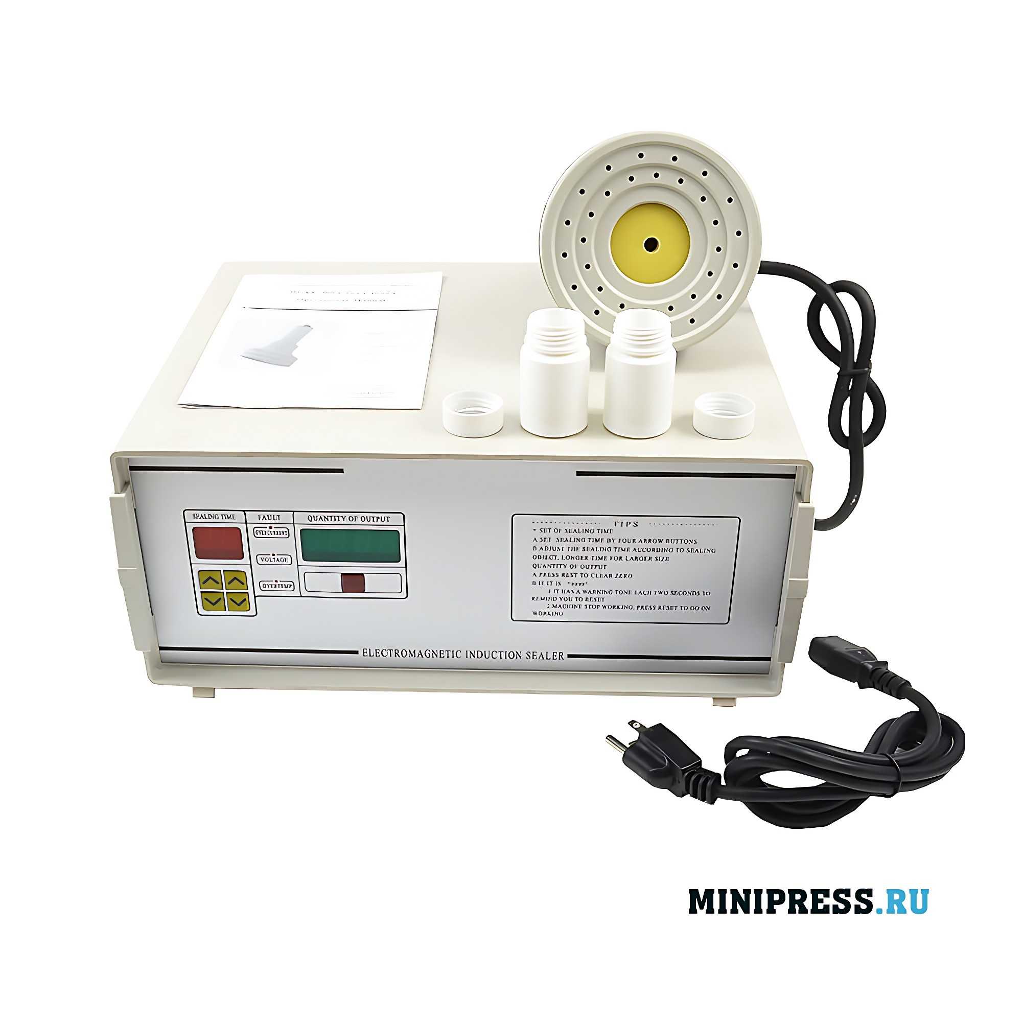 Machine de scellage par induction manuelle pour bouteilles en plastique IZ-01