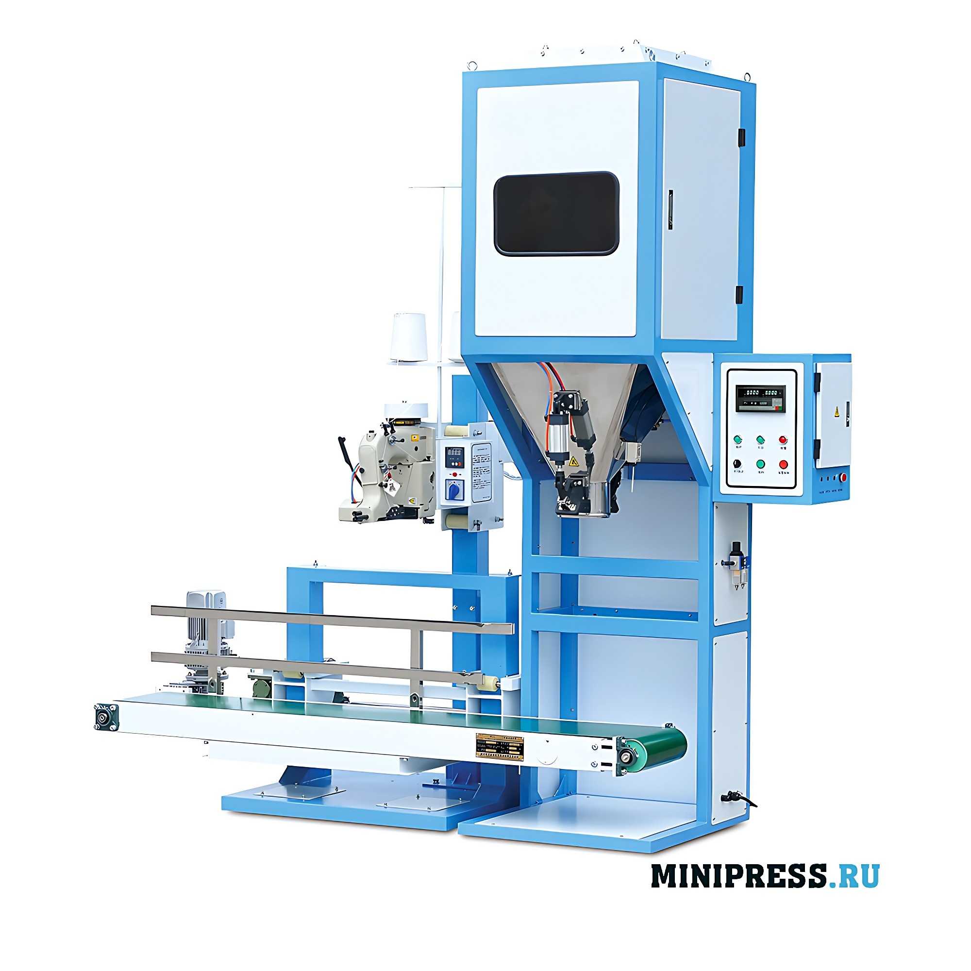 Weight packing machine for filling paper and plastic bags SD-50