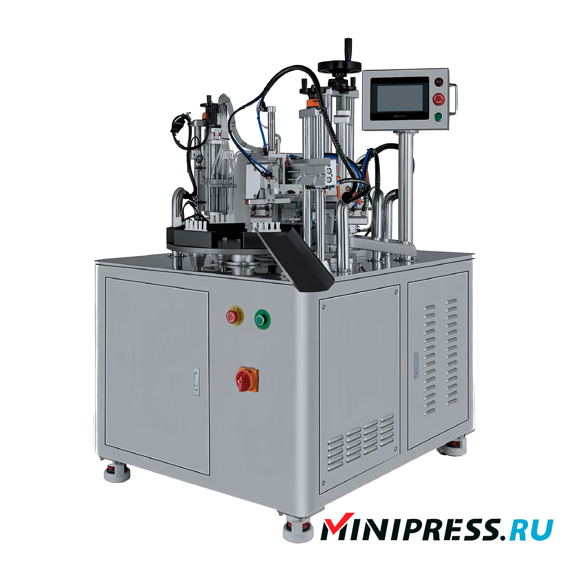 Machine semi-automatique de remplissage et de scellage de bouteilles en plastique BFS KJ-10