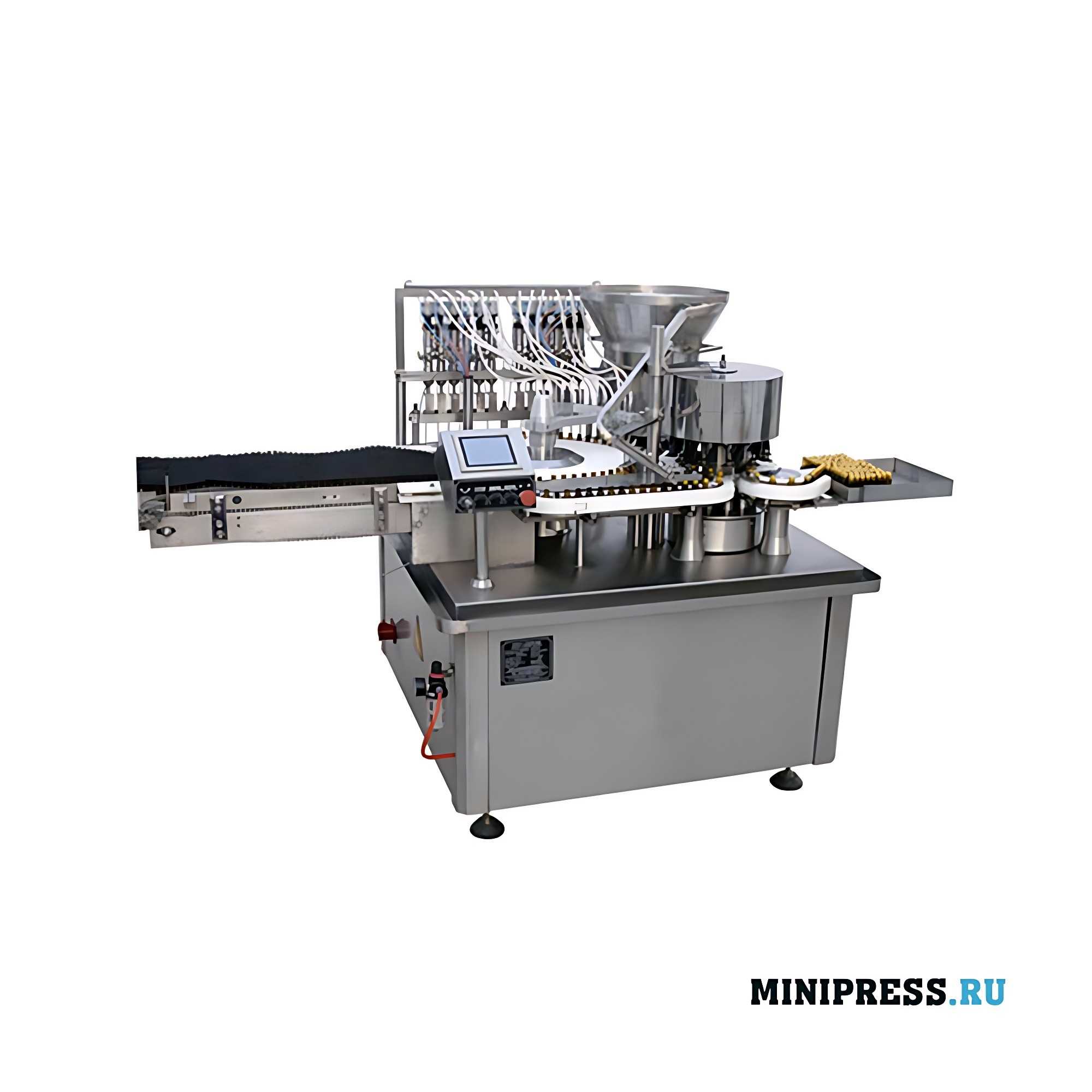 Equipamento para enchimento e fecho de líquidos orais YFG 12