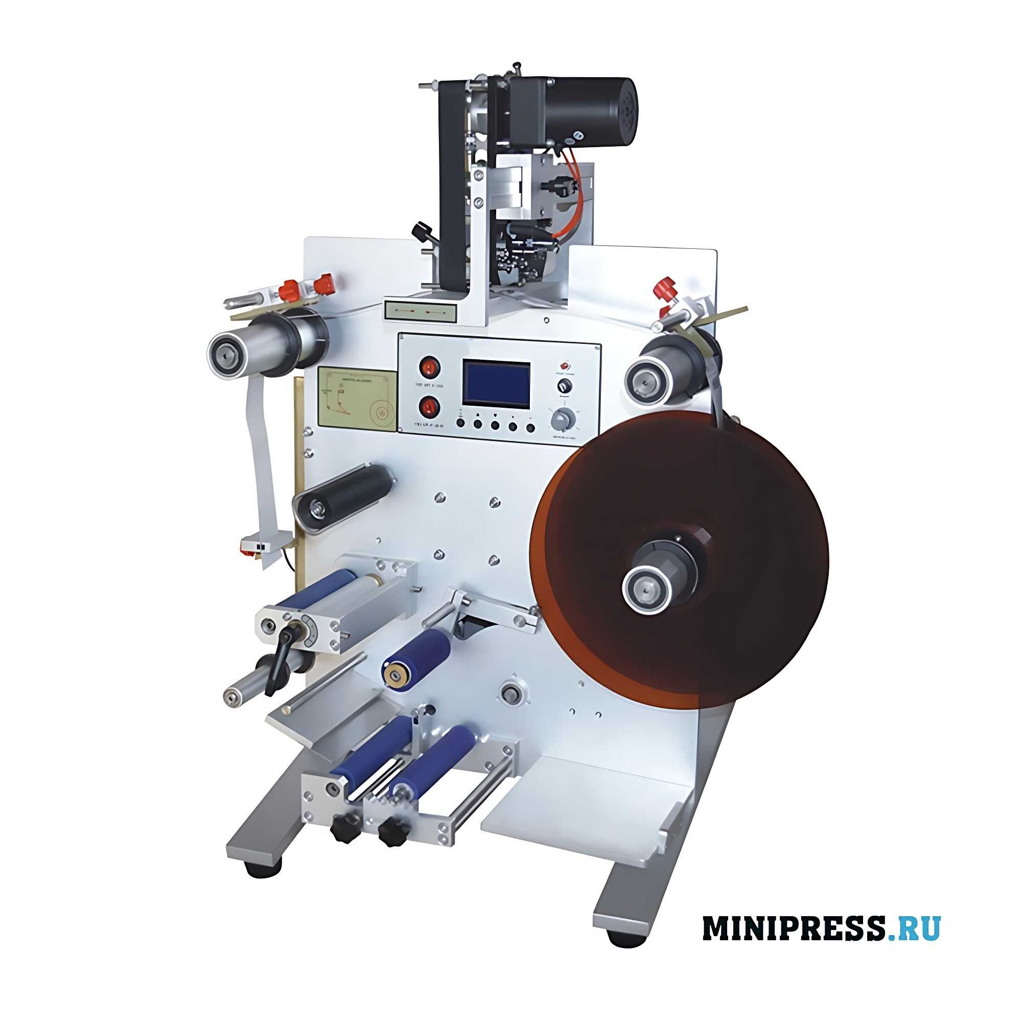 Etiquetagem semiautomática de garrafas redondas NPE 24