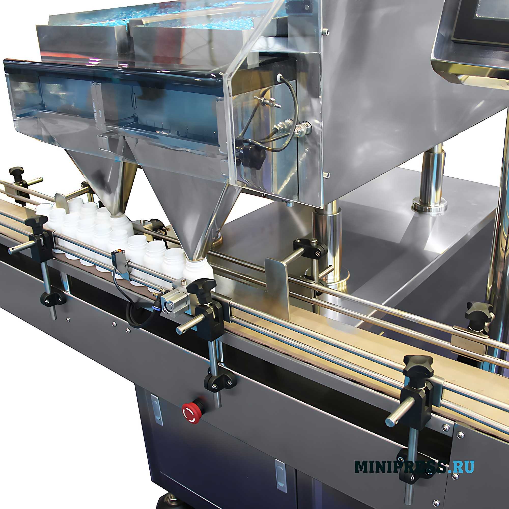 Máquina automática de contagem e enchimento de comprimidos e cápsulas FF-02