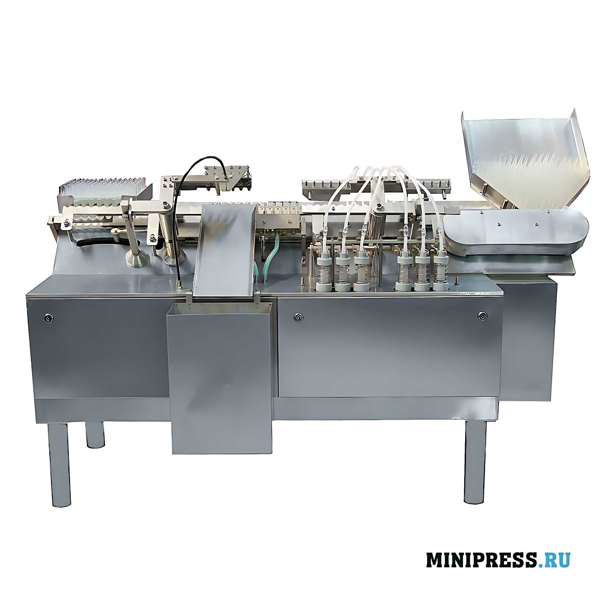 Máquina automática de enchimento e selagem de ampolas de vidro ALG-01
