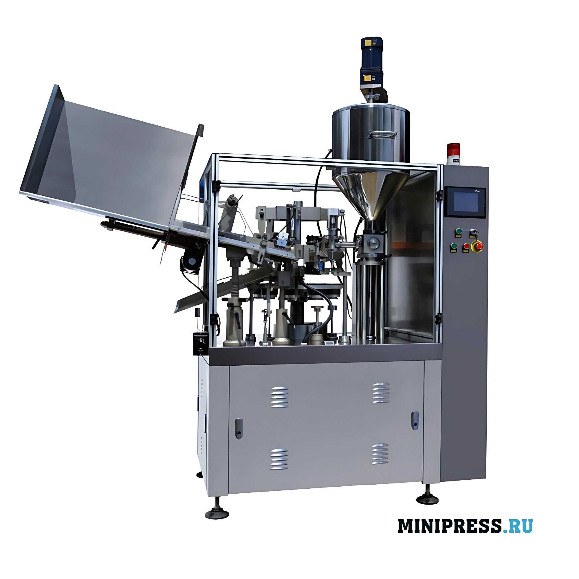 Máquina automática para enchimento de tubos em tubos de alumínio e metal CIM 6D