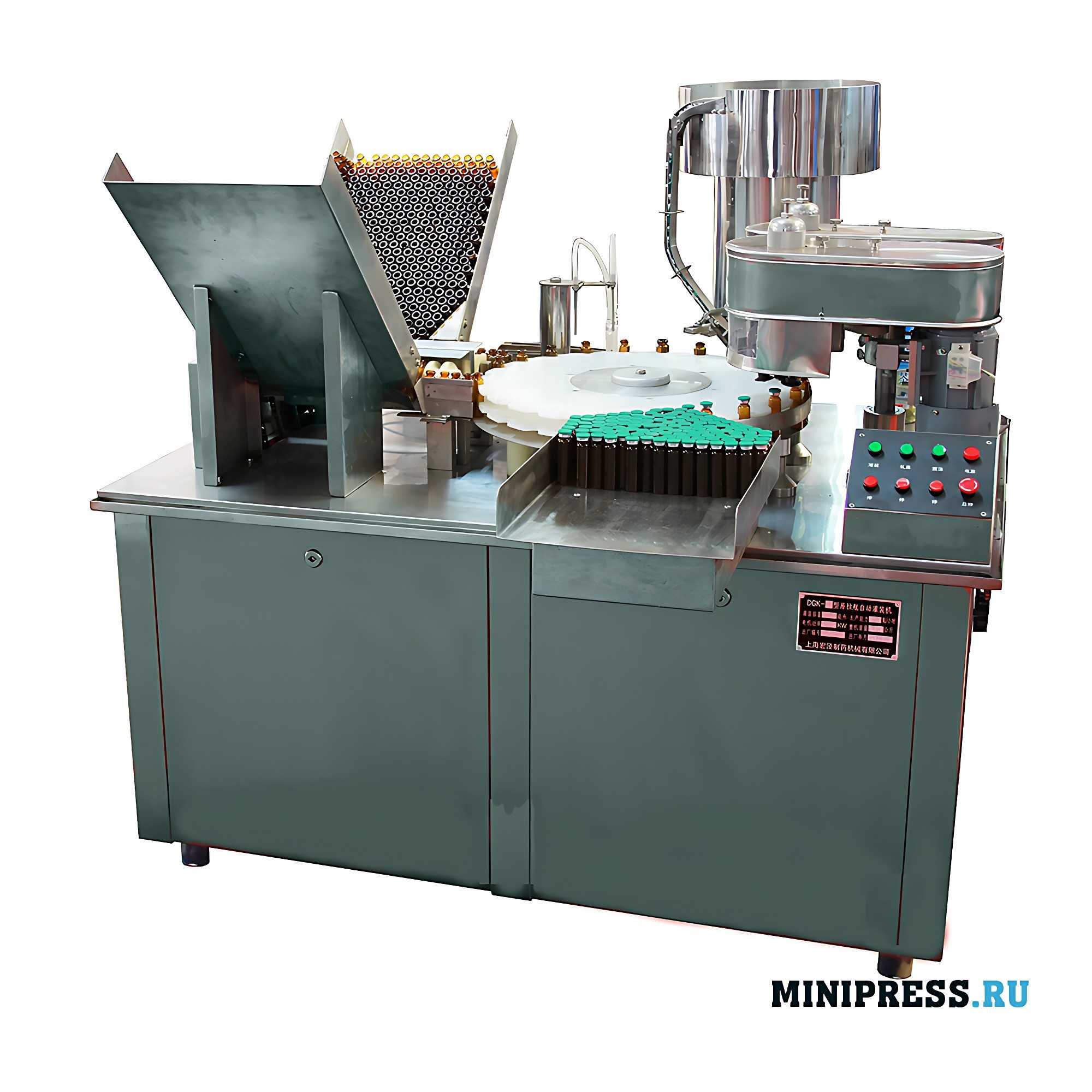 Máquina de enchimento e fecho de frascos de plástico XL-12