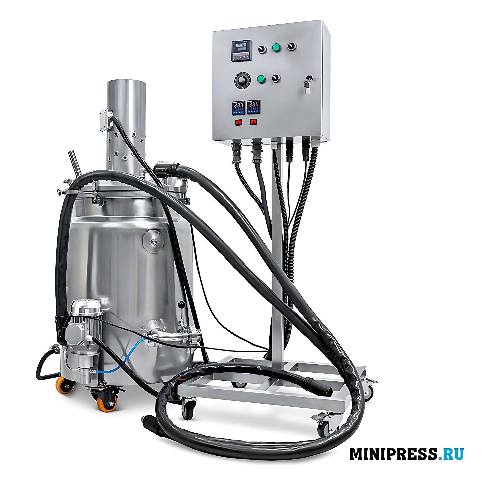 Reactor aquecido para preparação de gel RG-50