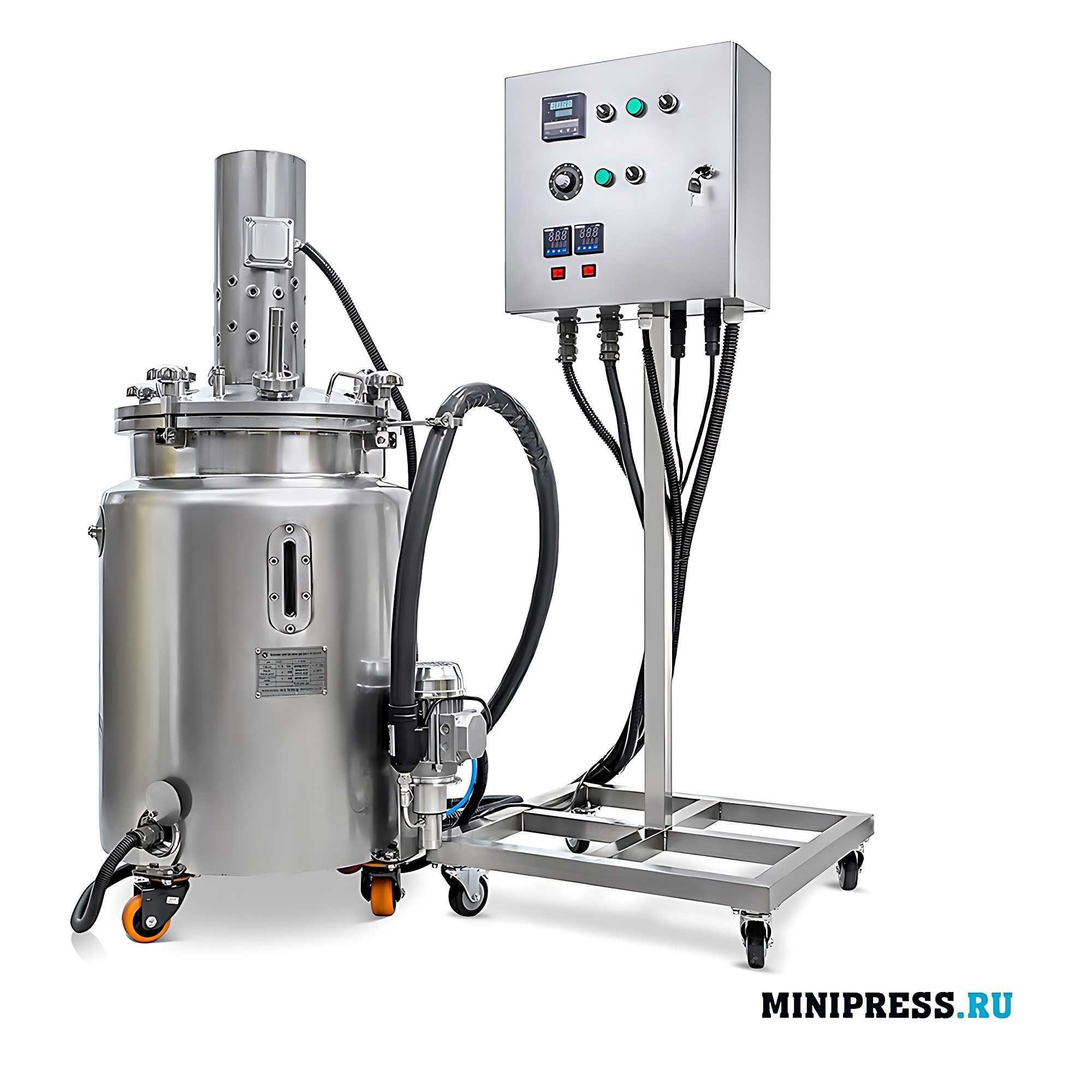 Reactor aquecido para preparação de gel RG-50
