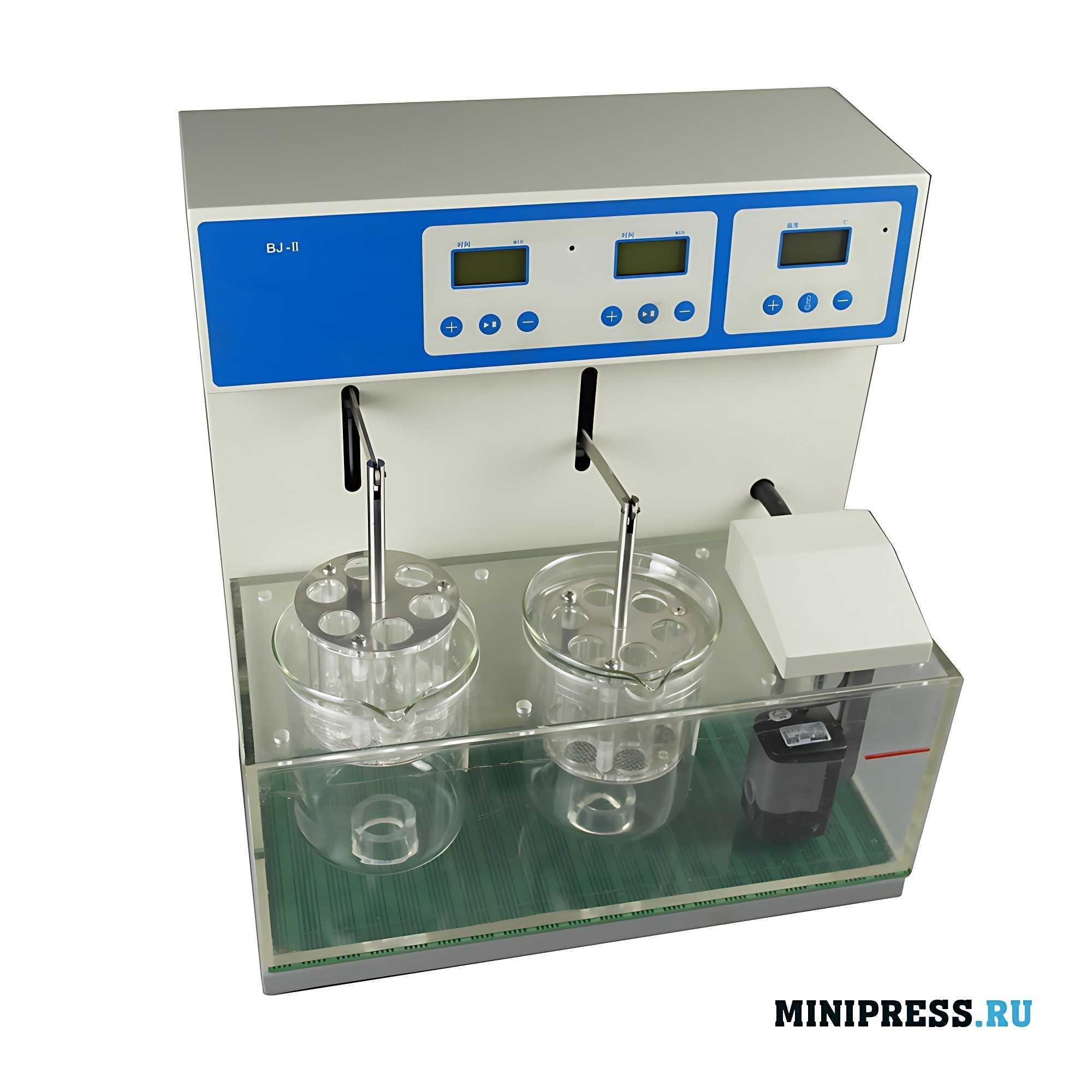 Testador de desintegração de sólidos de laboratório BJ-02