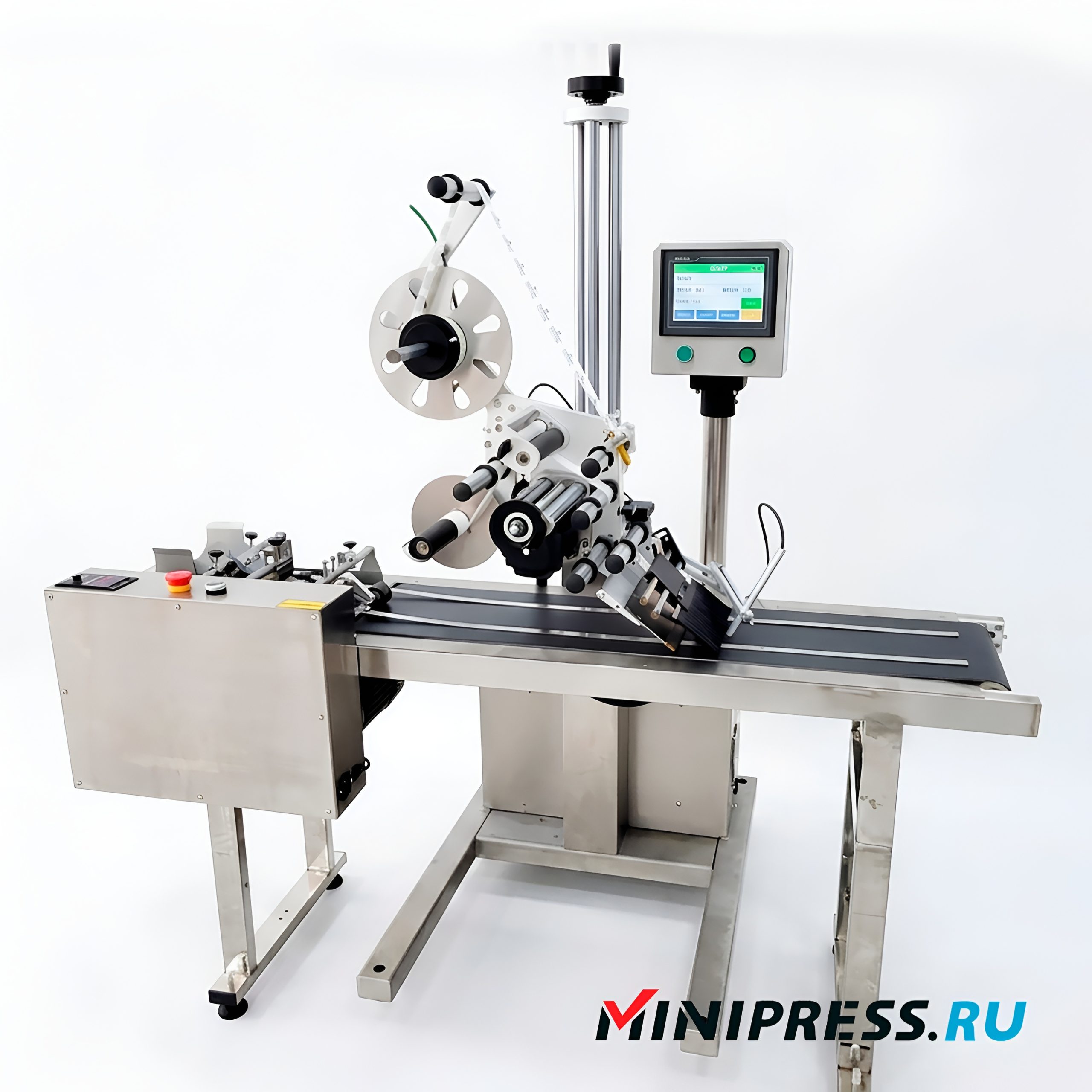 Автоматическая этикетировочная машина с фрикционным фидером FY-30 Minipress.ru Автоматическая этикетировочная машина с фрикционным фидером FY-30