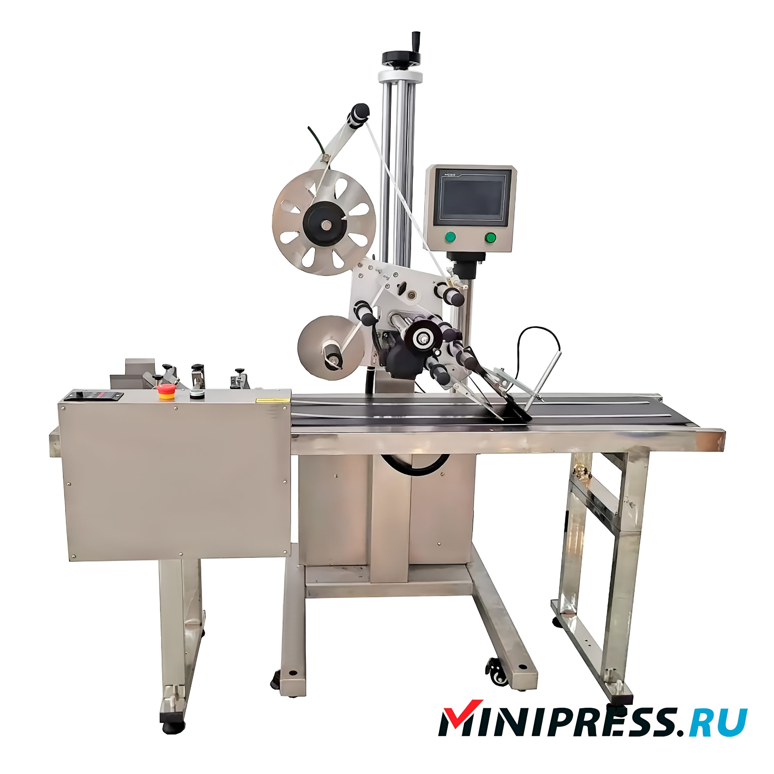 Автоматическая этикетировочная машина с фрикционным фидером FY-30 Minipress.ru Автоматическая этикетировочная машина с фрикционным фидером FY-30