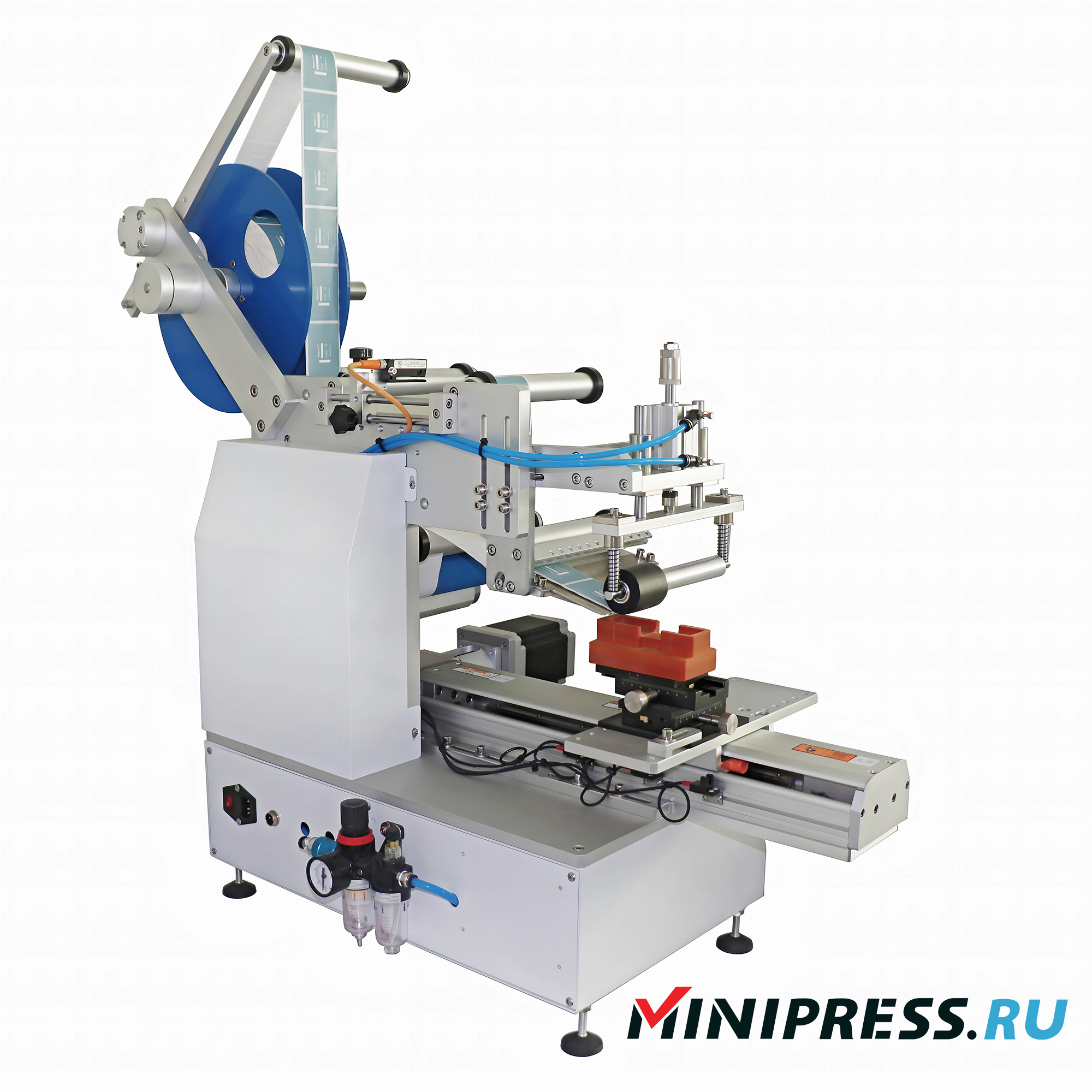 Настольная машина для наклейки этикеток на запечатанные тубы KF-61