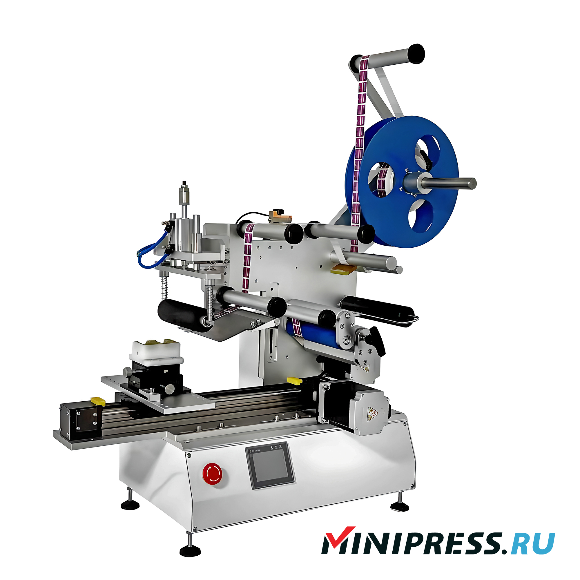 Настольная машина для наклейки этикеток на запечатанные тубы KF-61