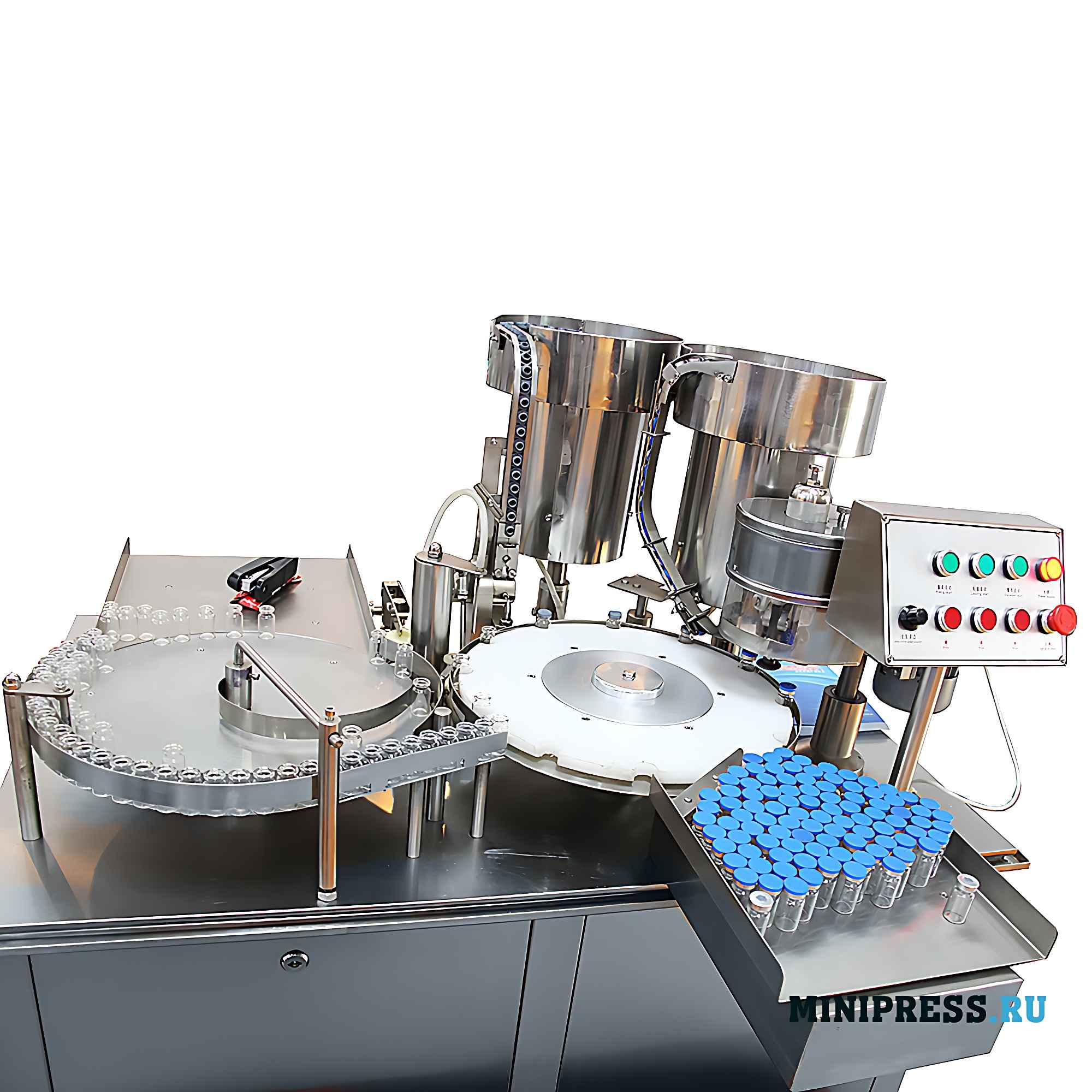 Автоматическое оборудование для розлива жидкостей в пенициллиновые флаконы