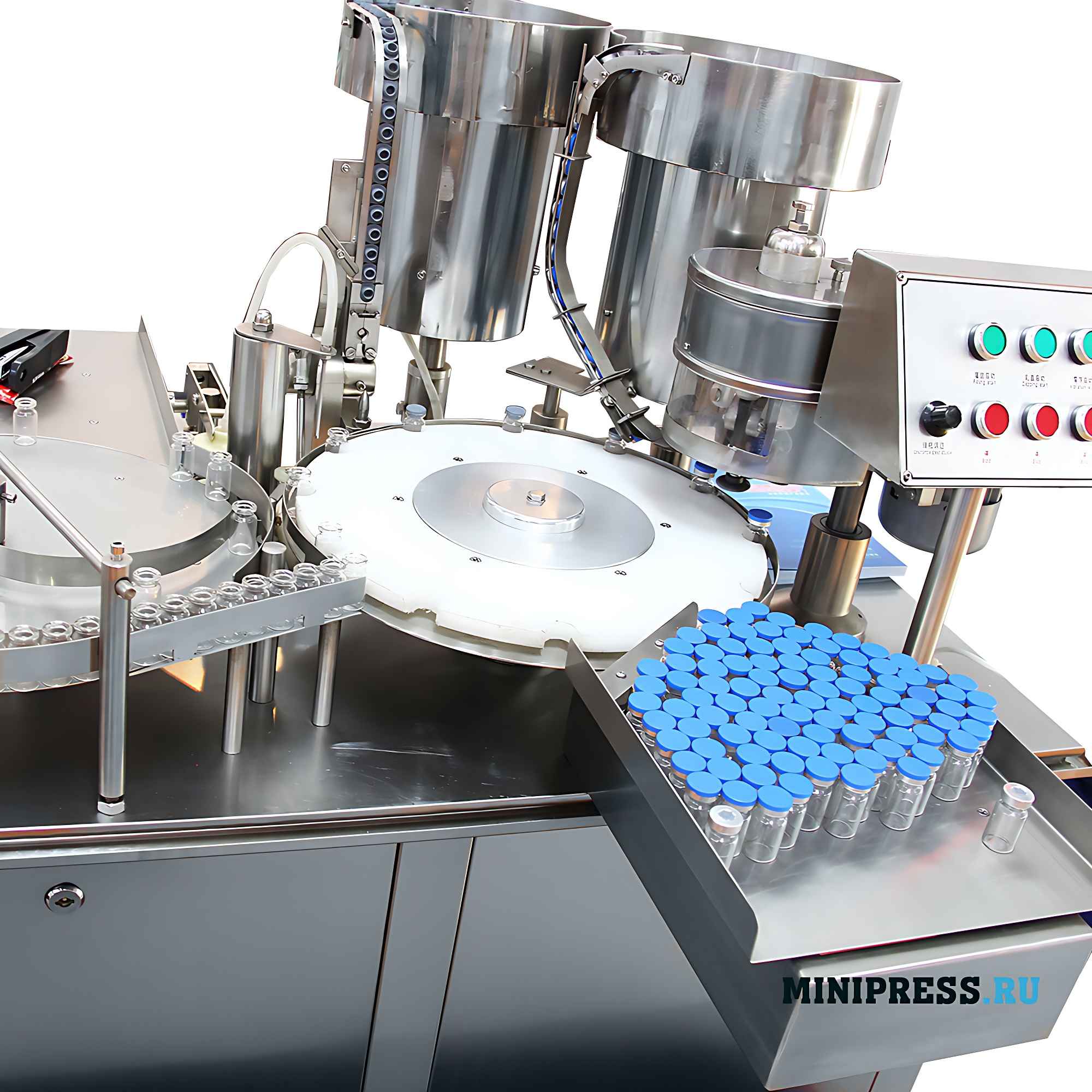 Автоматическое оборудование для розлива жидкостей в пенициллиновые флаконы