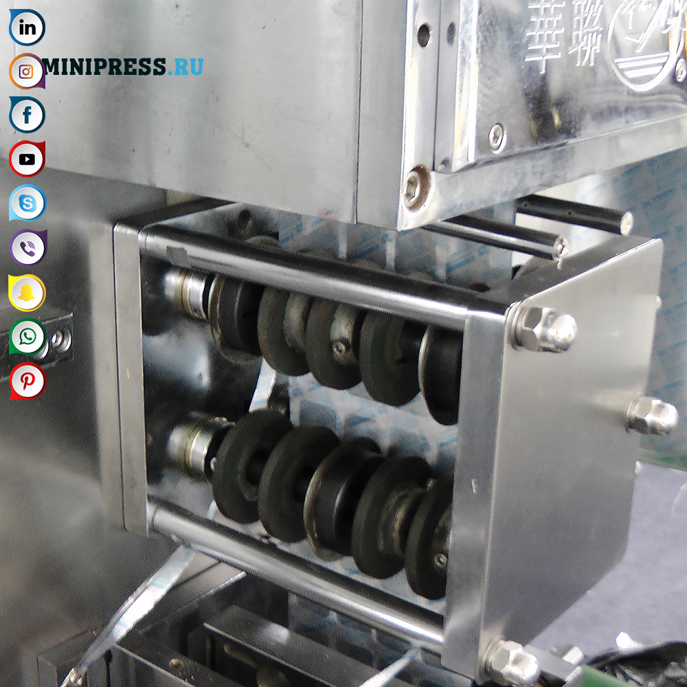 Equipment for group packaging of tablets in aluminum foil in the pharmaceutical industry