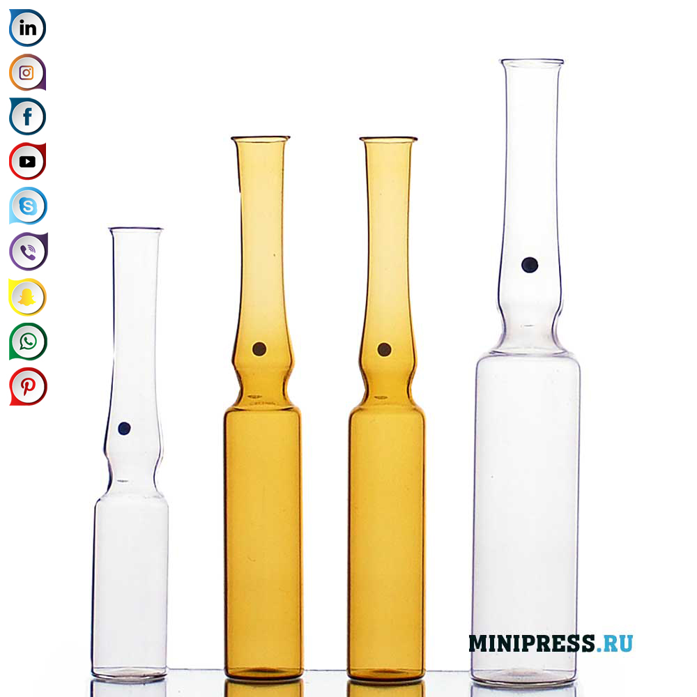 Equipment for filling and sealing glass ampoules
