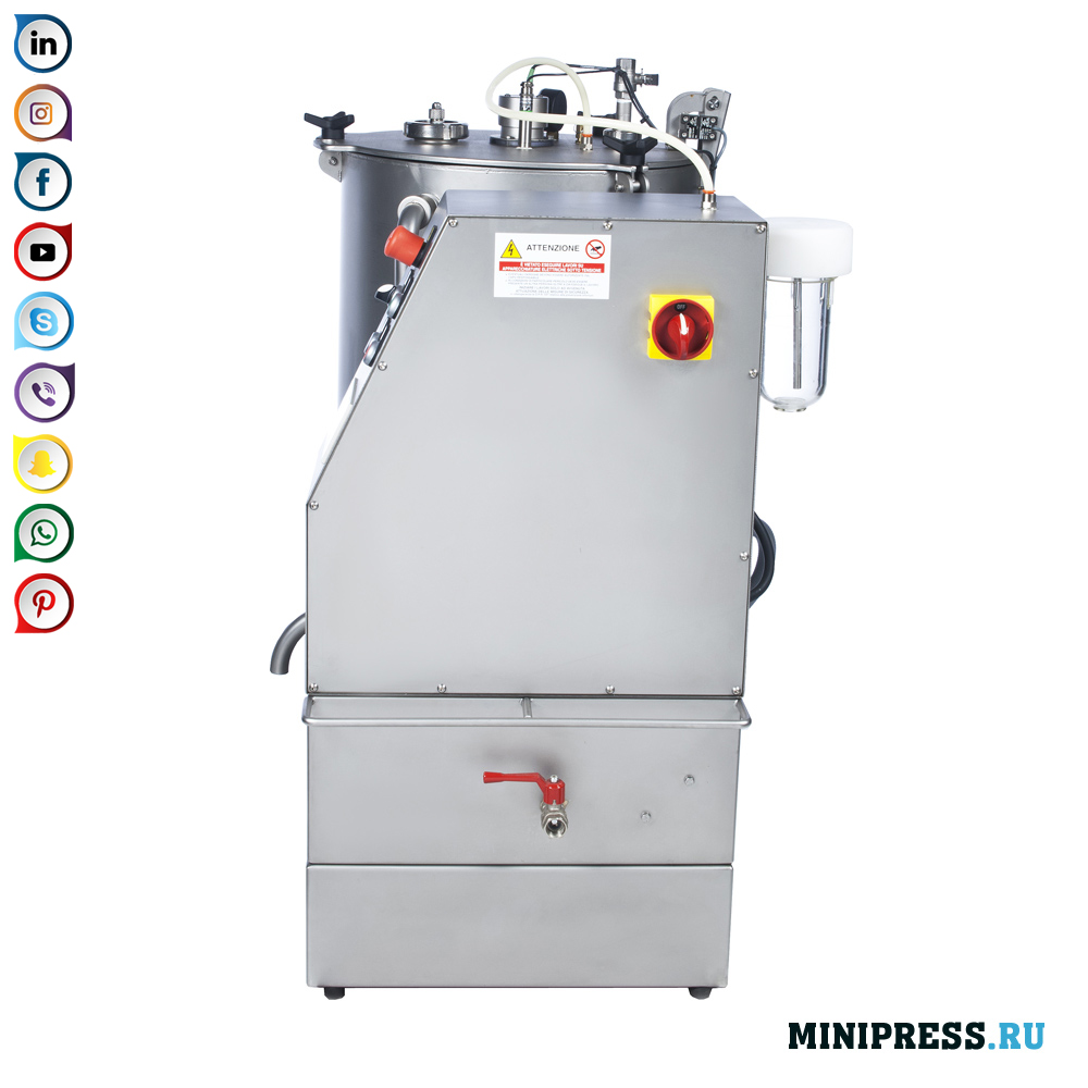 Industrial homogenizer for the release of ointments and creams