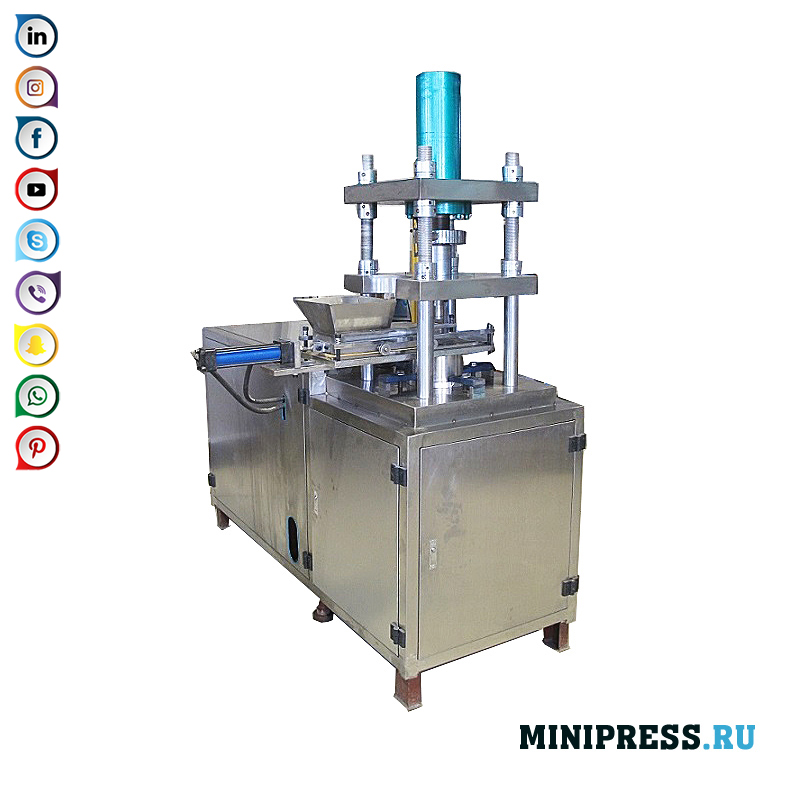 Equipment for tabletting powders into tablets