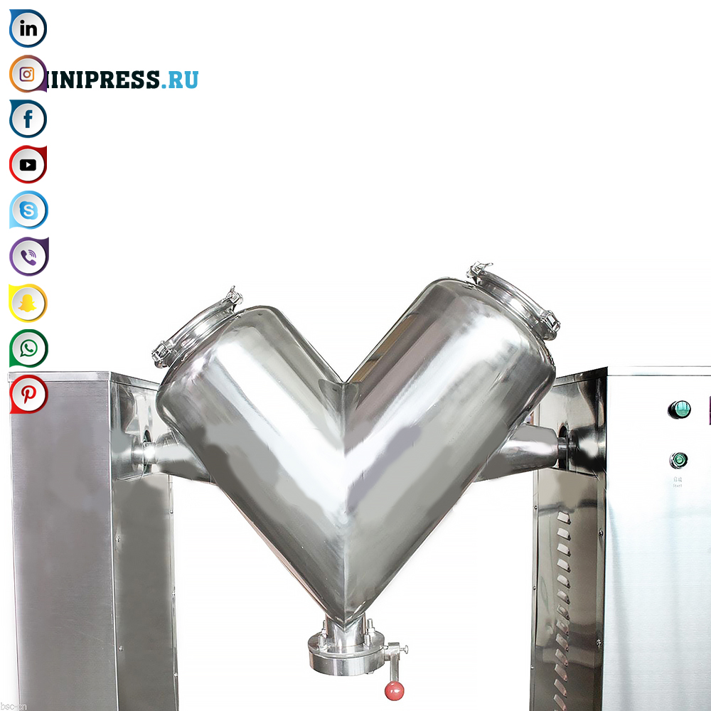 High Efficiency Mixer for Dry Powder Mixing