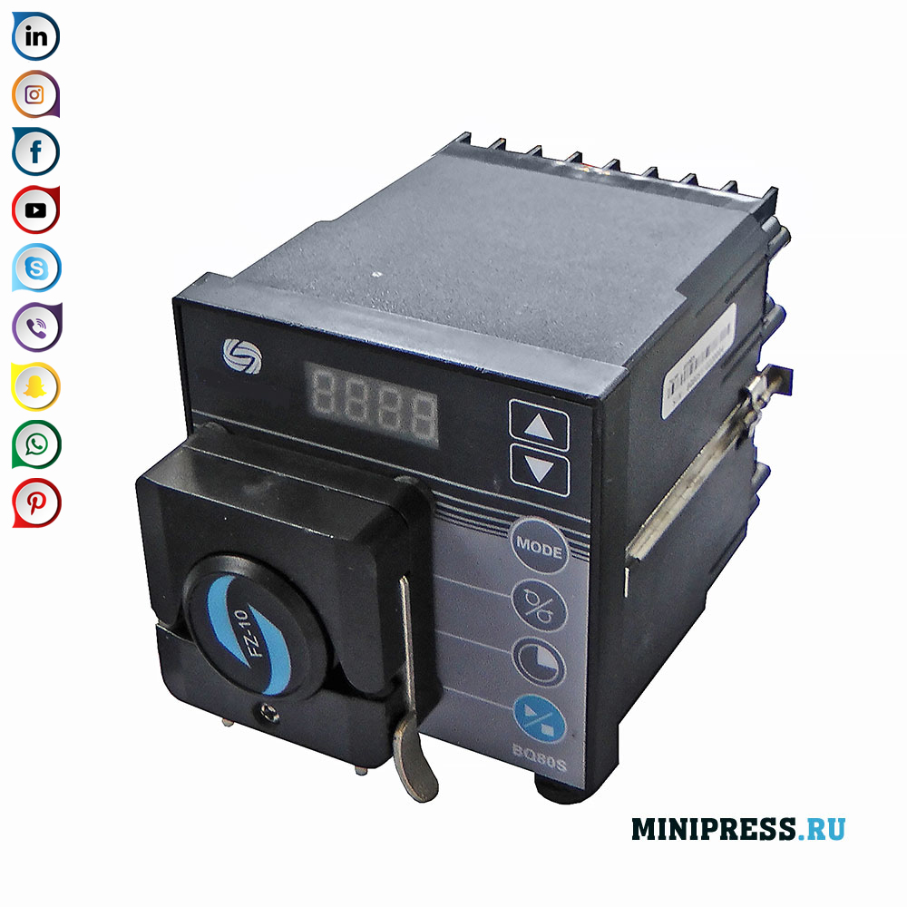 Production and sale of peristaltic pumps; fluid filling accuracy control
