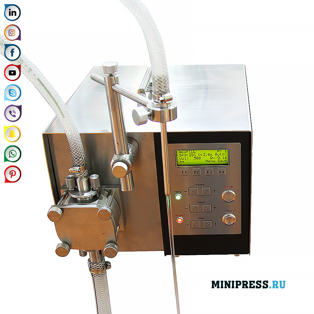 Programmable gear pump for dosing liquid materials