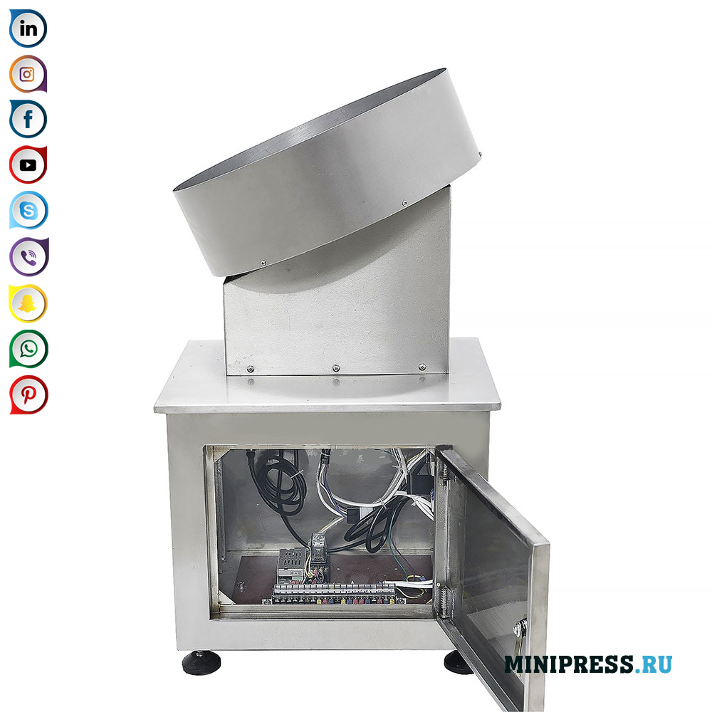 Equipment for counting and filling tablets and capsules