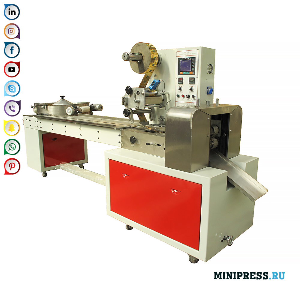 Equipment for packaging in the food, cosmetic, pharmaceutical industry