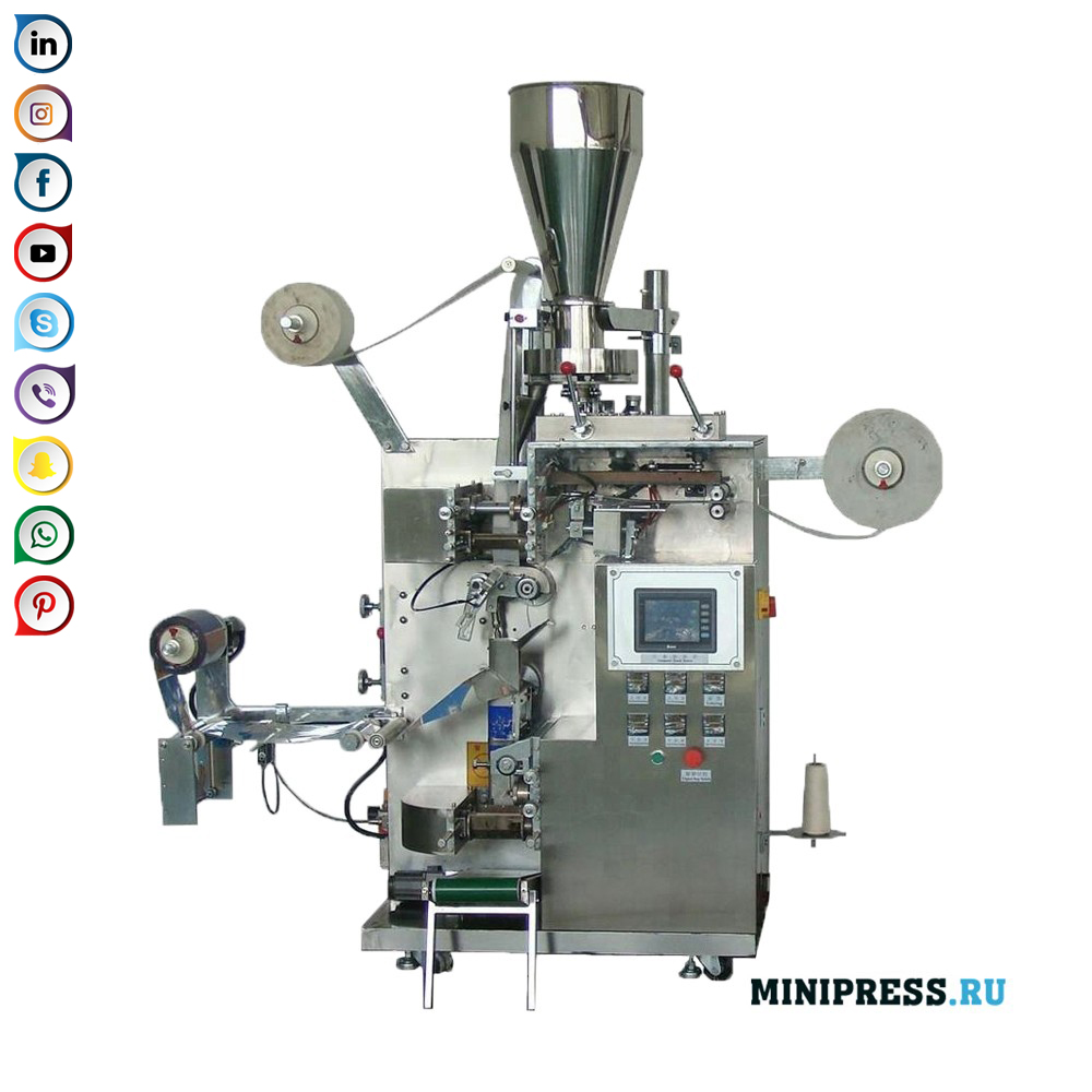 Automatic equipment for tea packaging and packaging in an external bag
