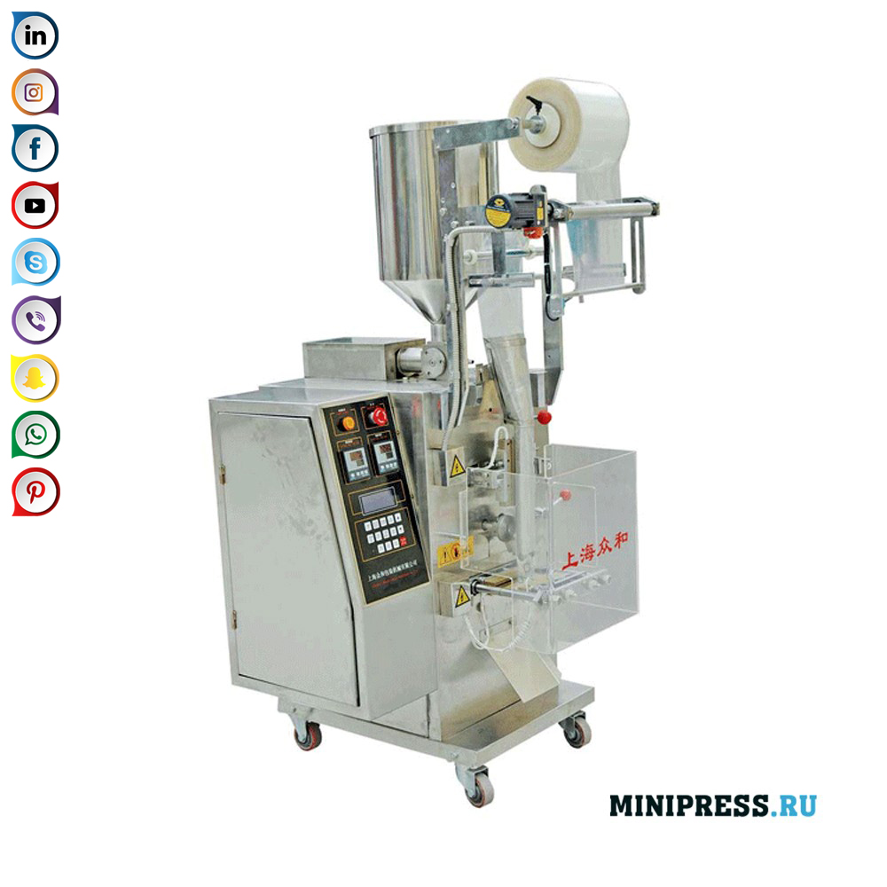 Automatic packaging equipment for liquids and viscous substances