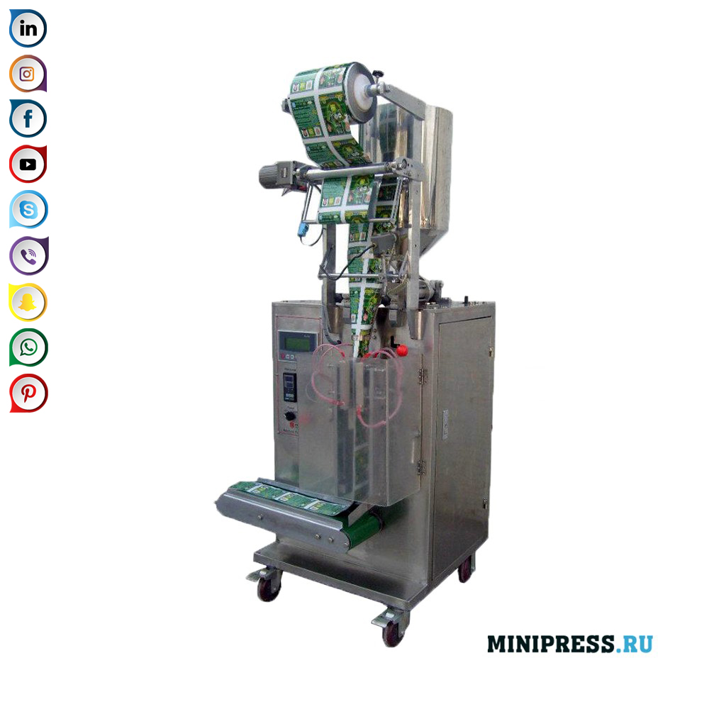 Vertical filling and sealing equipment