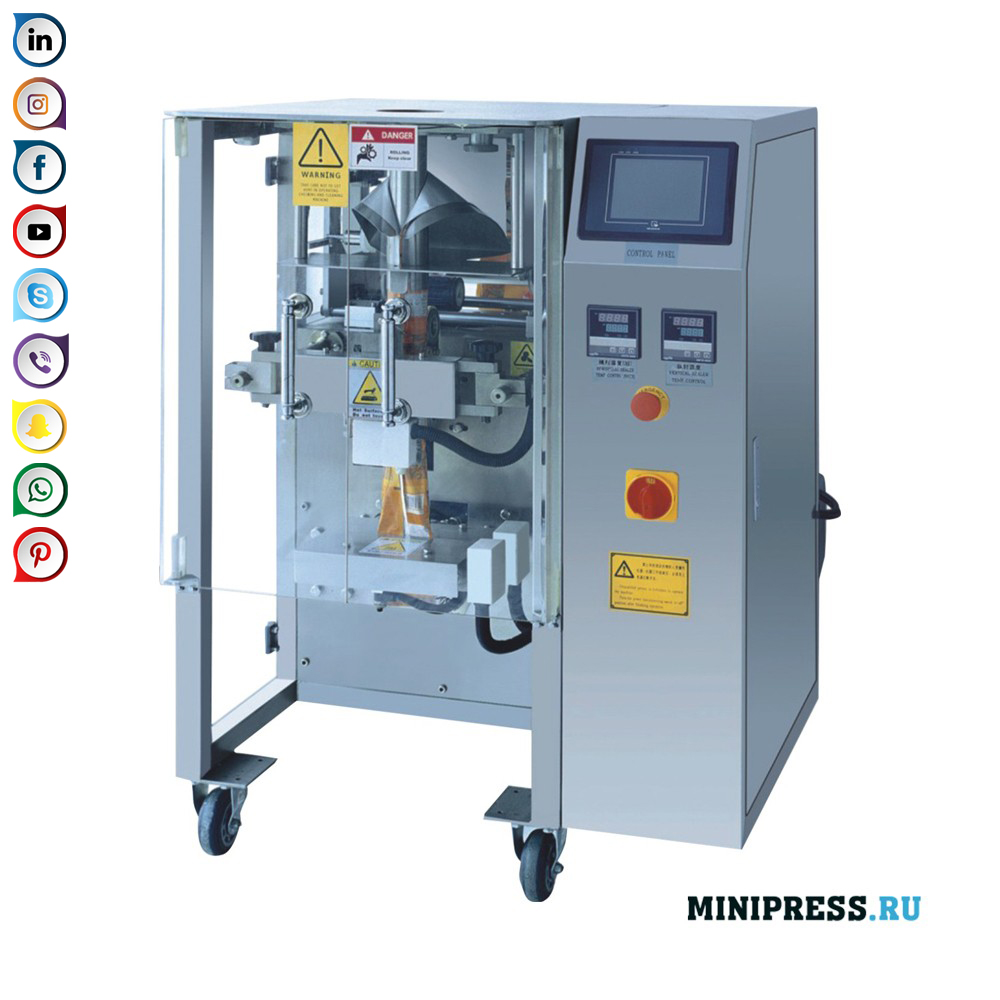Vertical filling and sealing equipment