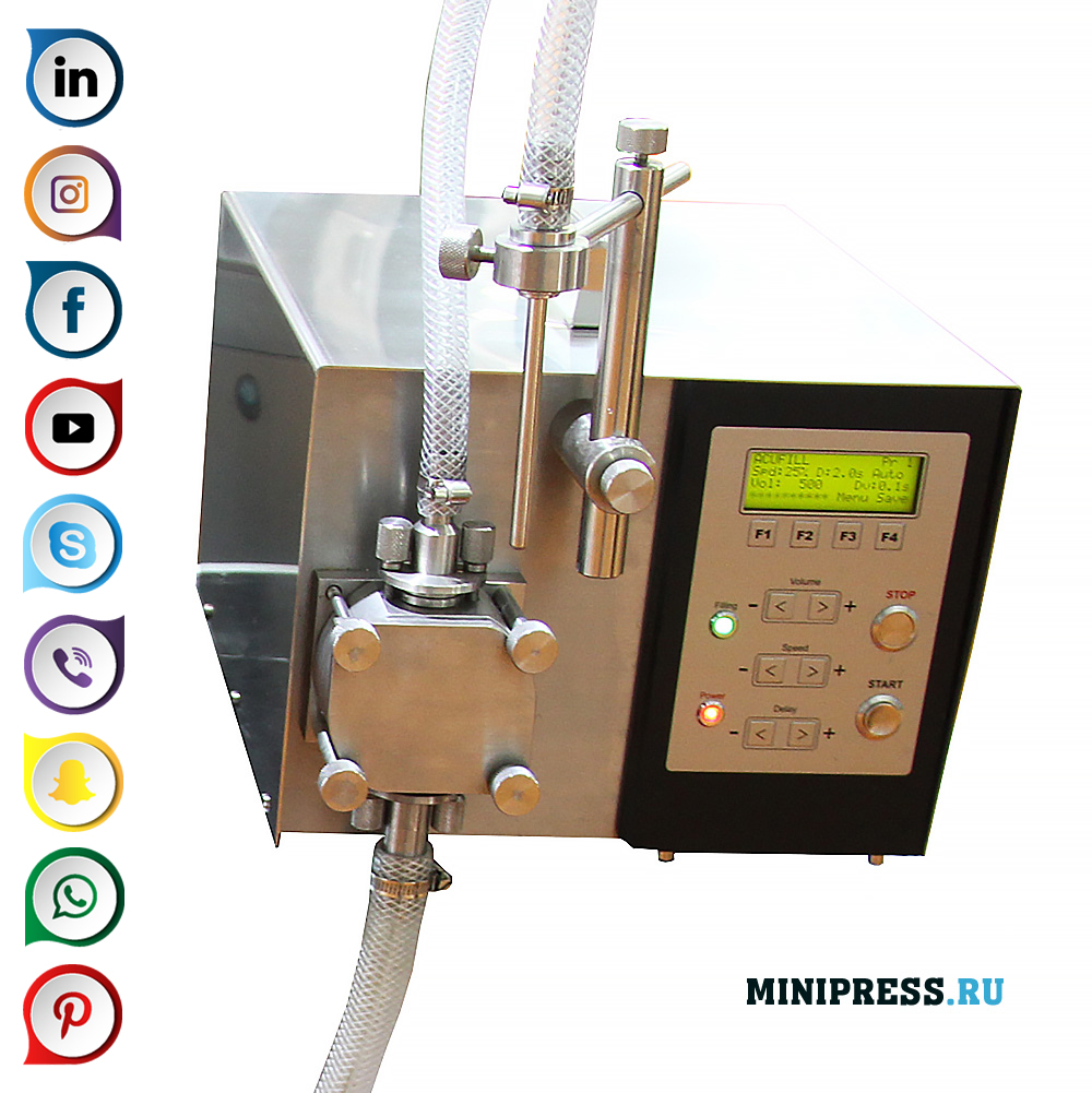 Pompe à engrenages programmable pour le dosage de matières liquides