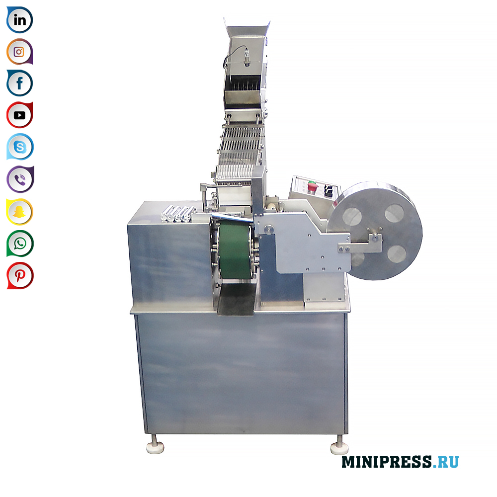 Μηχανή για ομαδική συσκευασία δισκίων διαμέτρου 20-25 mm