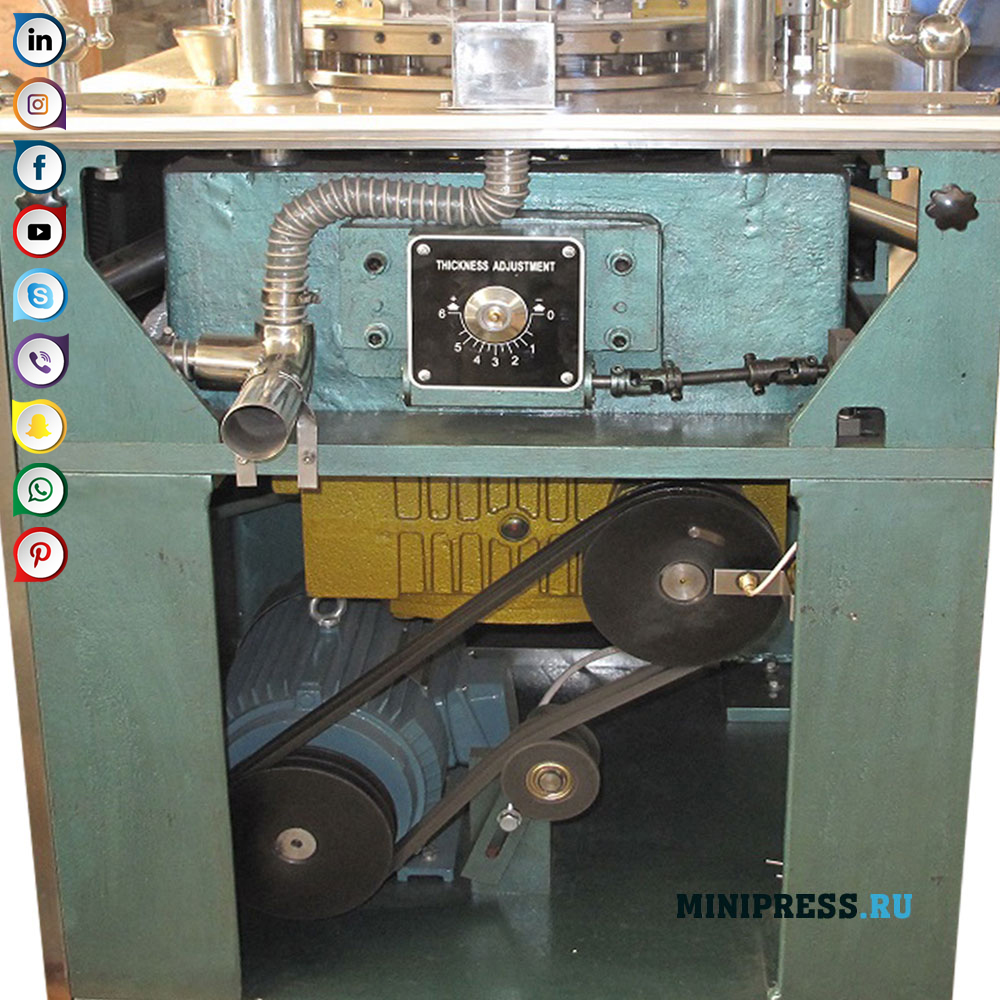 RZW-29 rotējošā tablešu prese pulvera presēšanai
