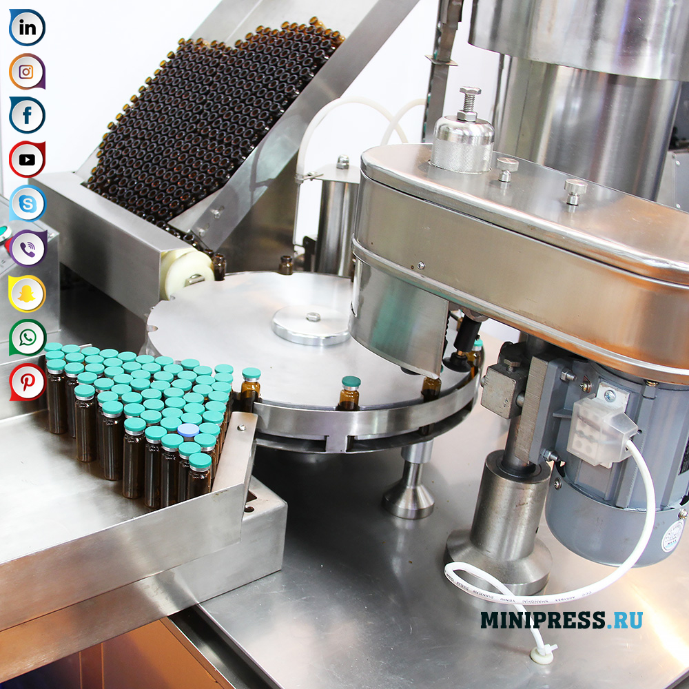Автоматска опрема за полнење на течности во нестабилни шишиња