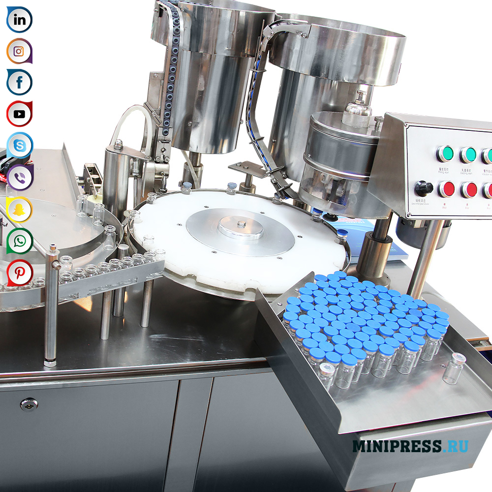 Автоматска опрема за полнење на течности во ампули со пеницилин