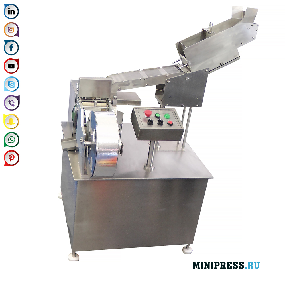 Máquina para embalagem de grupo de comprimidos com um diâmetro de 20-25 mm