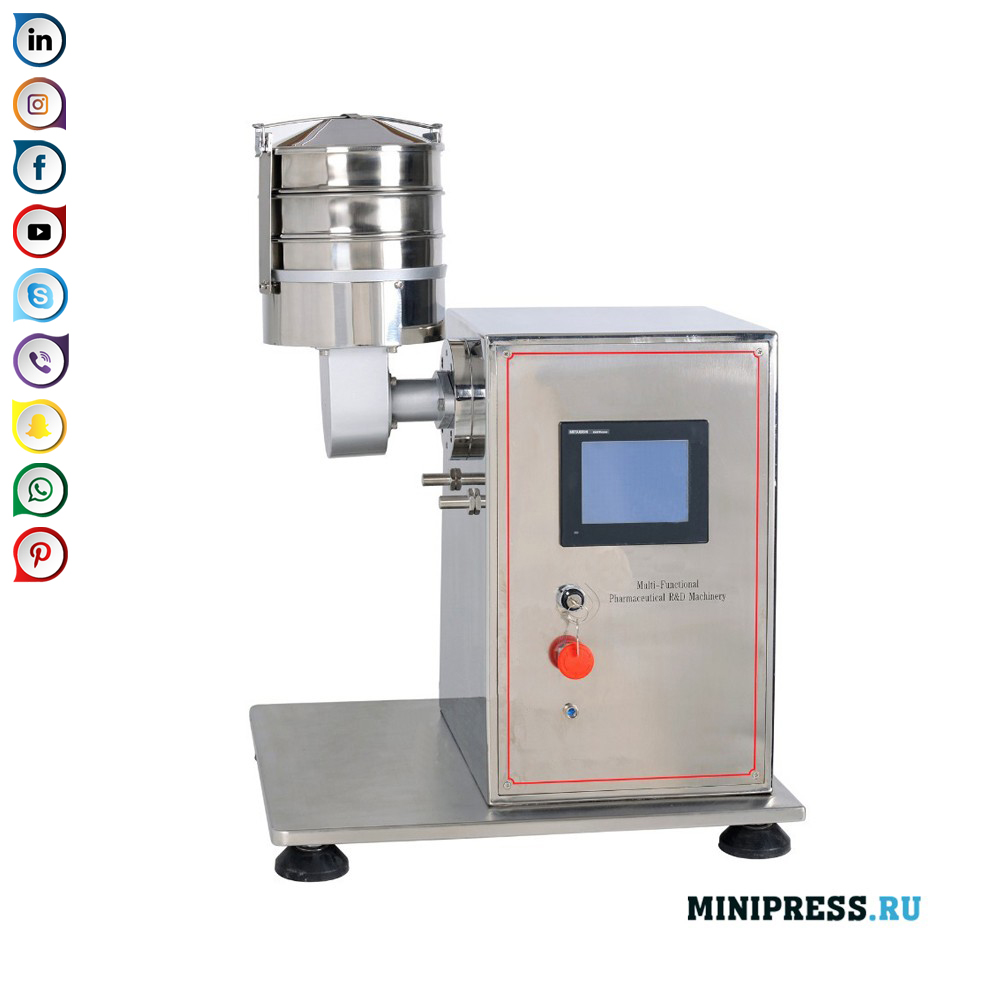 Večnamenska eksperimentalna farmacevtska oprema in vibracijski filter
