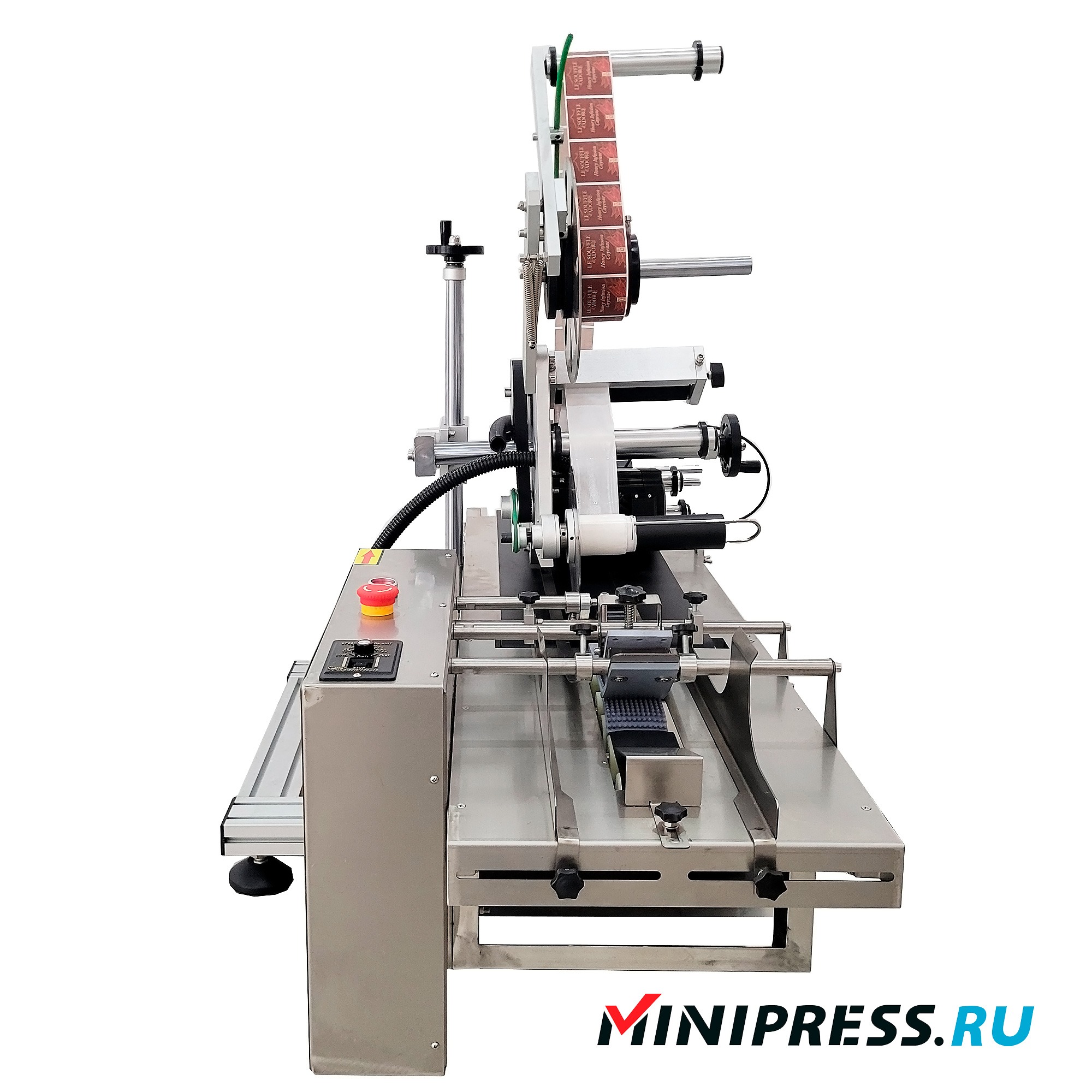Automatic Desktop Labeling Machine with Friction Feeder LY-20 Minipress.ru Automatic Desktop Labeling Machine with Friction Feeder LY-20