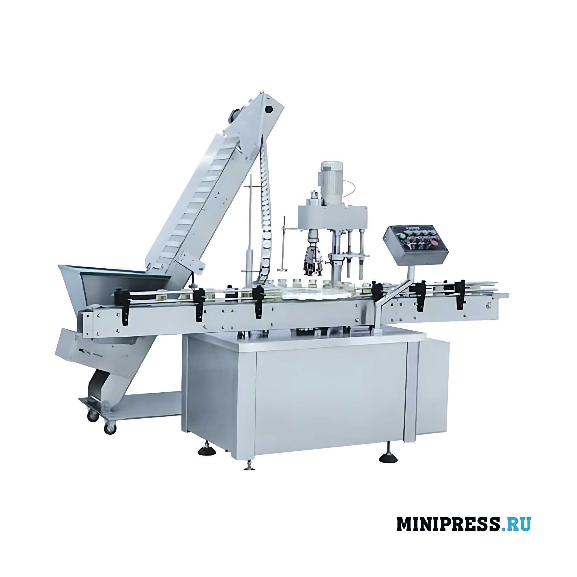 Automatic capping equipment with one head YFH 1