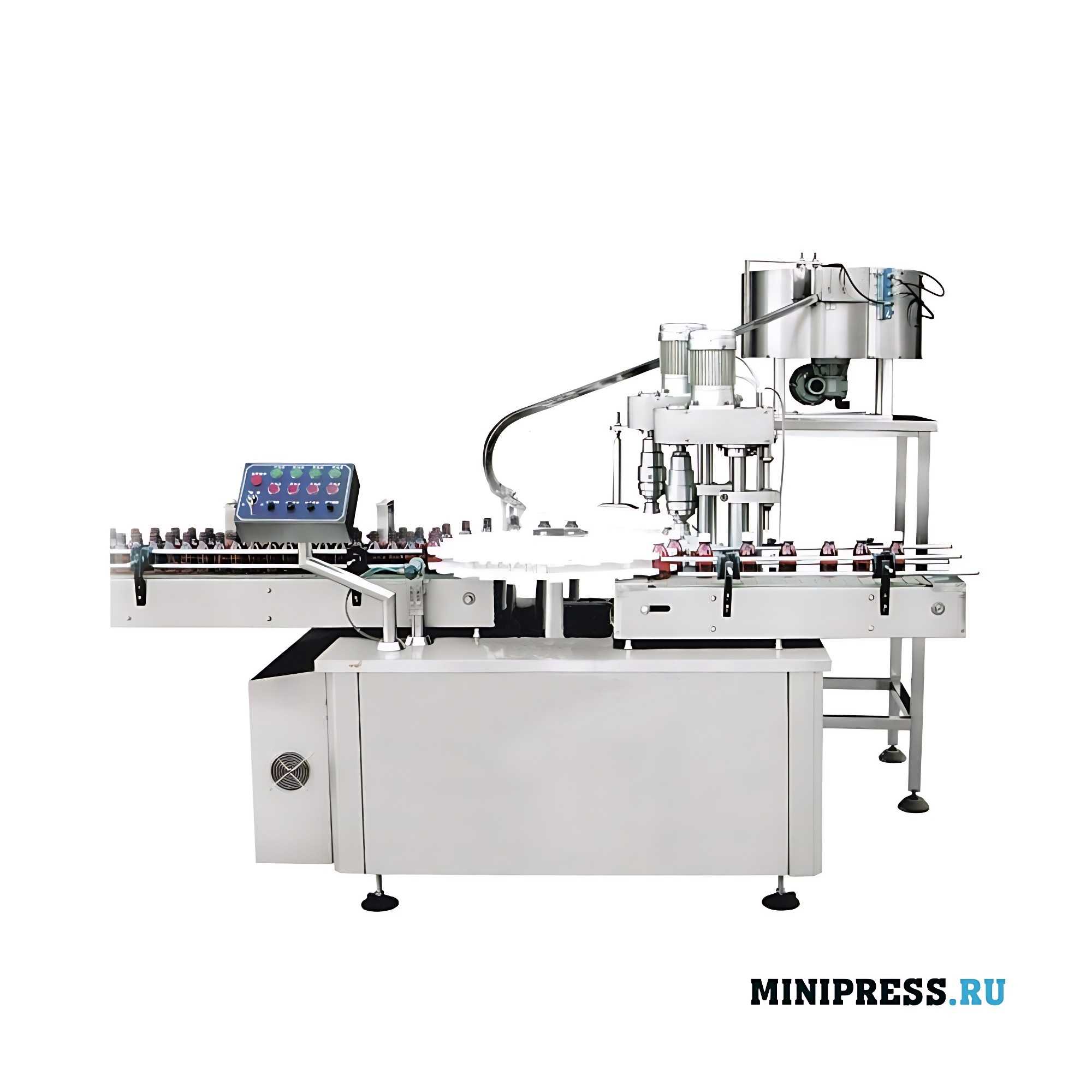Automatic capping equipment with two heads YFH 2