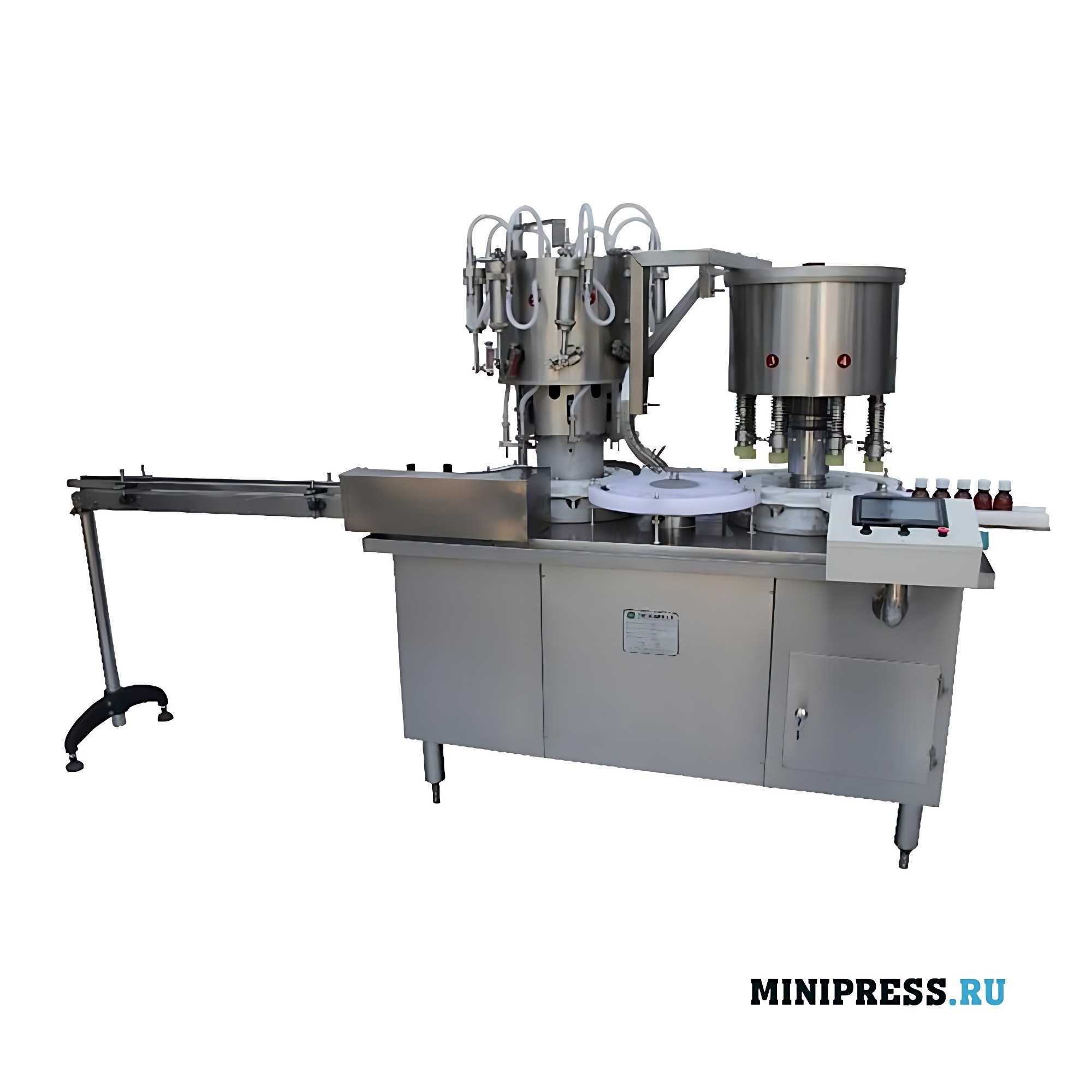 Automatic equipment for filling and capping ZHP KG