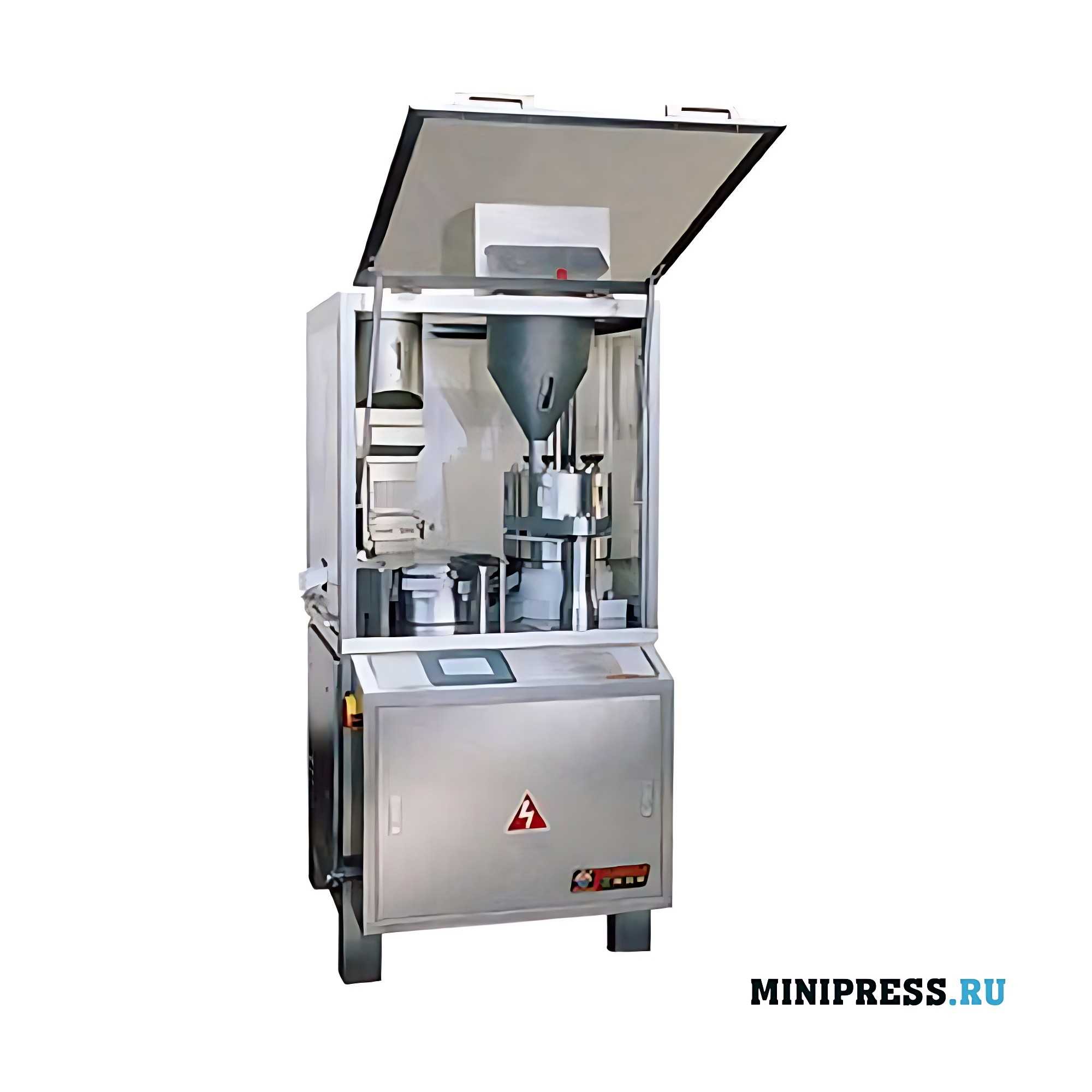 Automatic equipment for filling capsules with SP 20CD powder