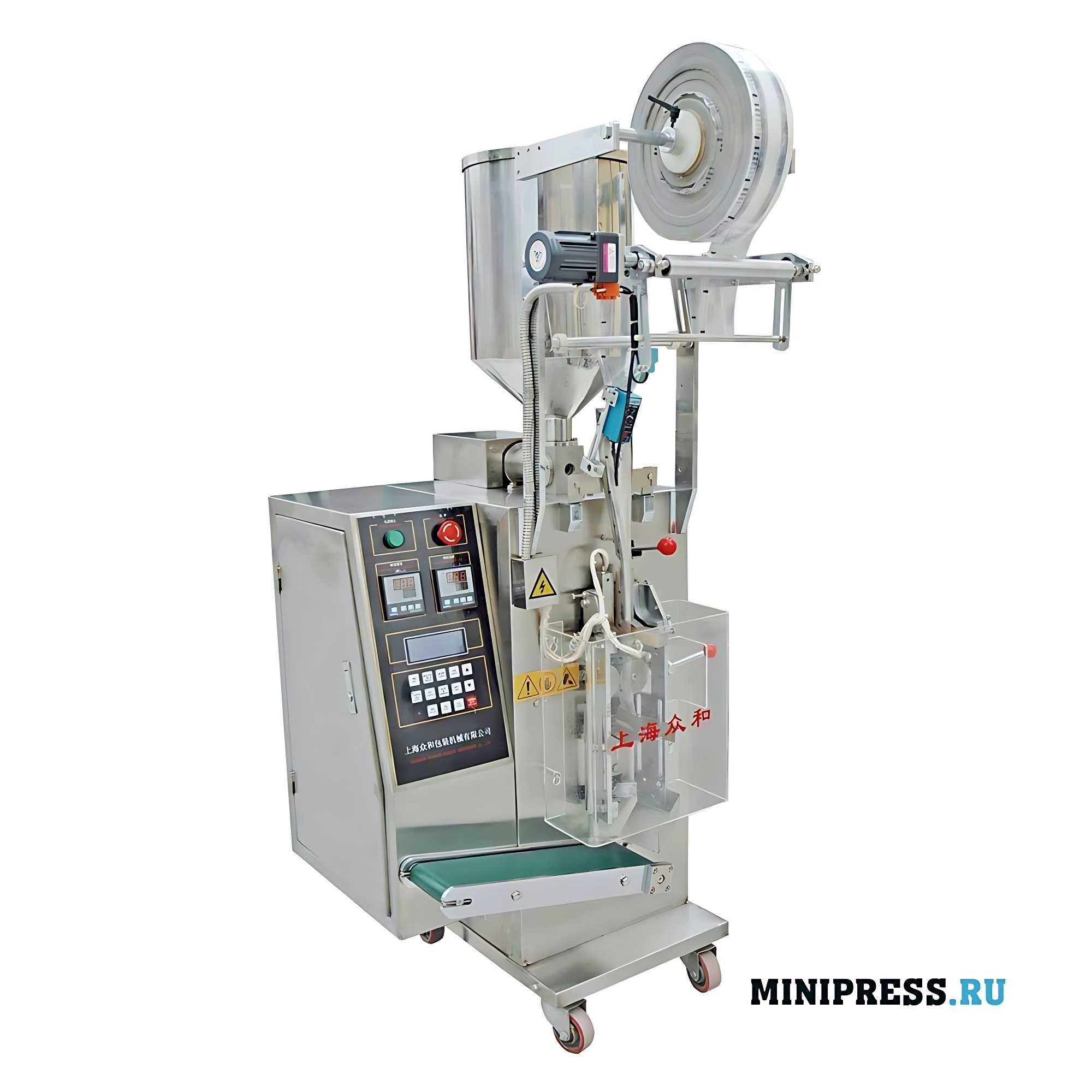 Automatic equipment for packaging liquids and viscous substances SZP 21