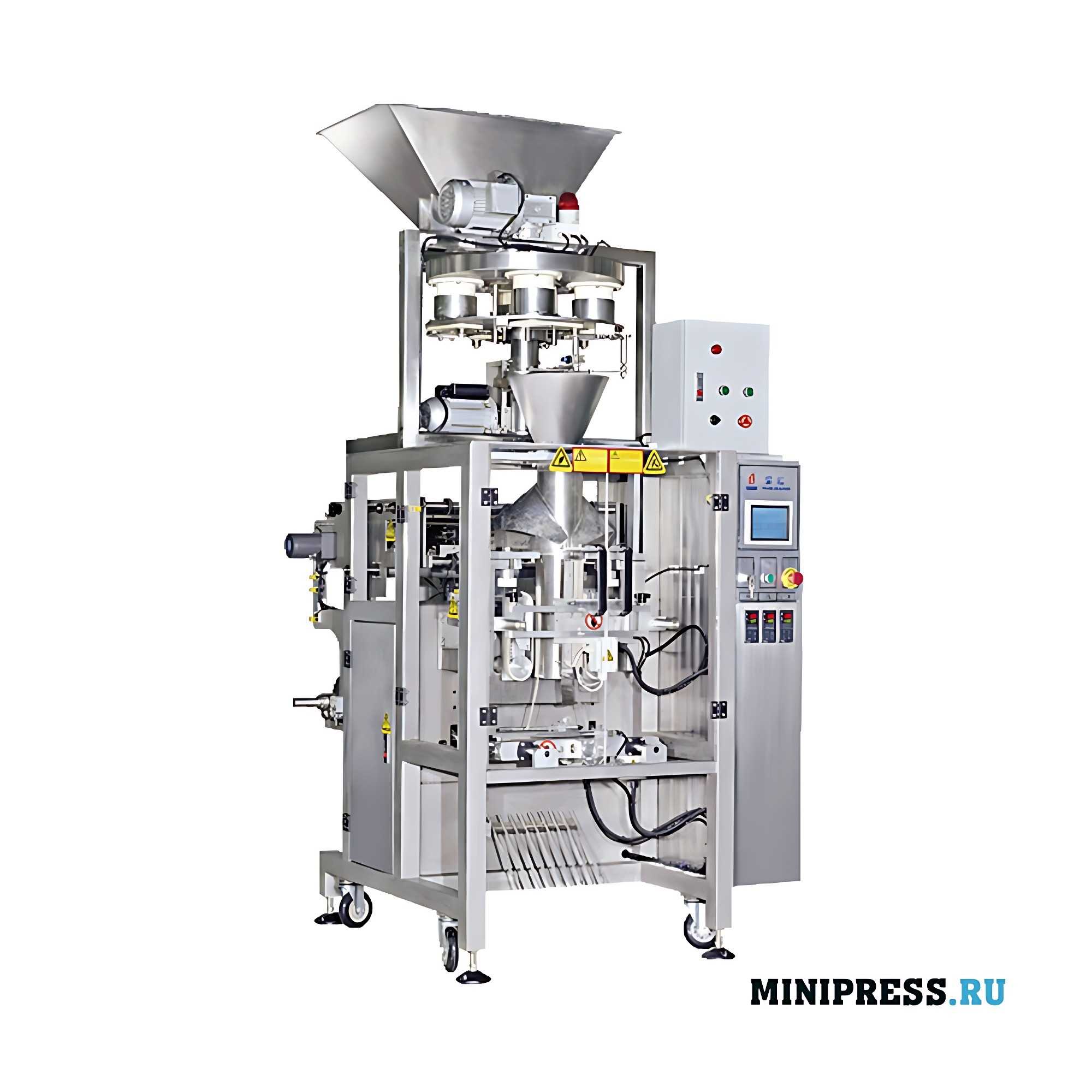 Automatic equipment for packing pellets with a double dispenser SZP 17