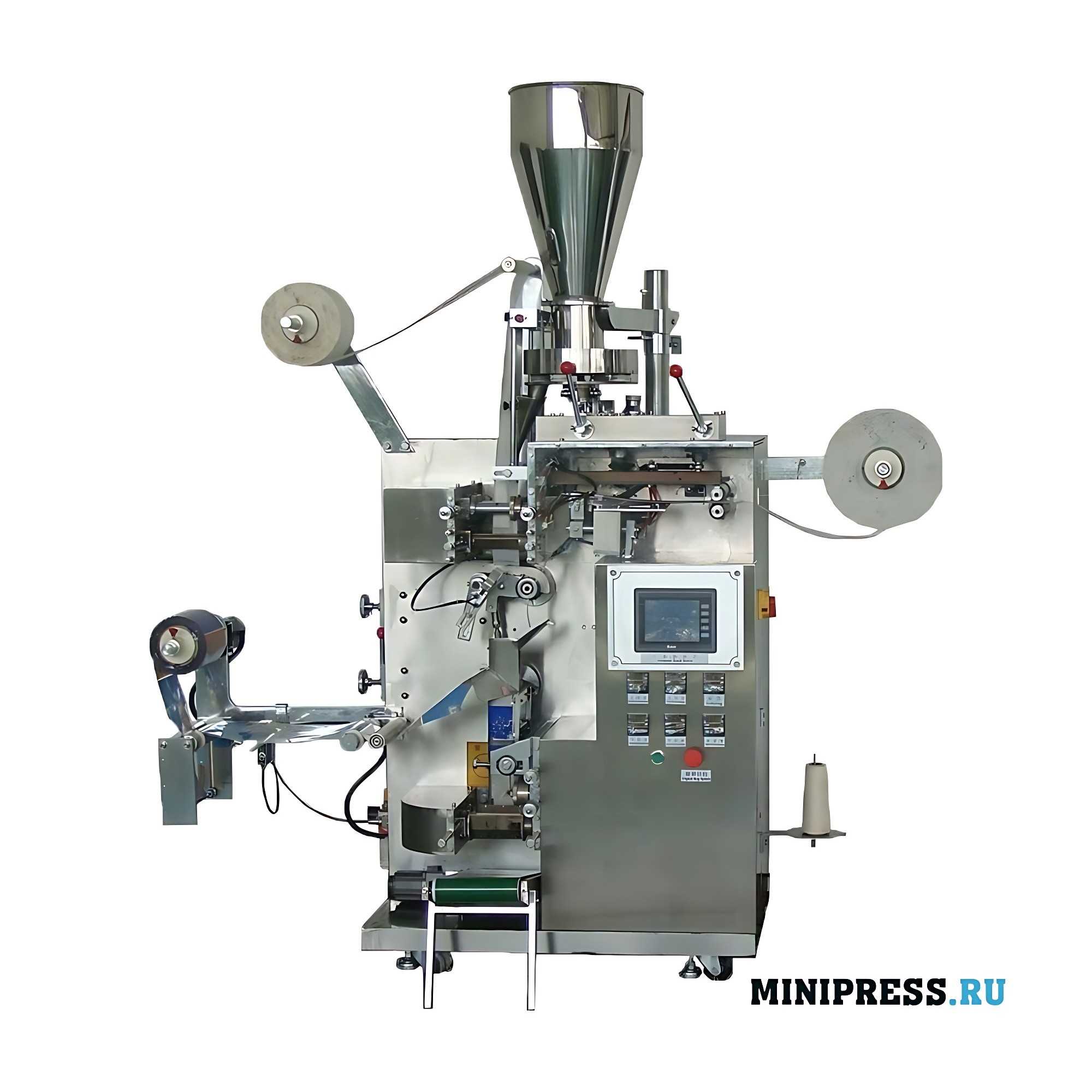 Automatic equipment for tea packing and packaging in an external bag of HPM 4